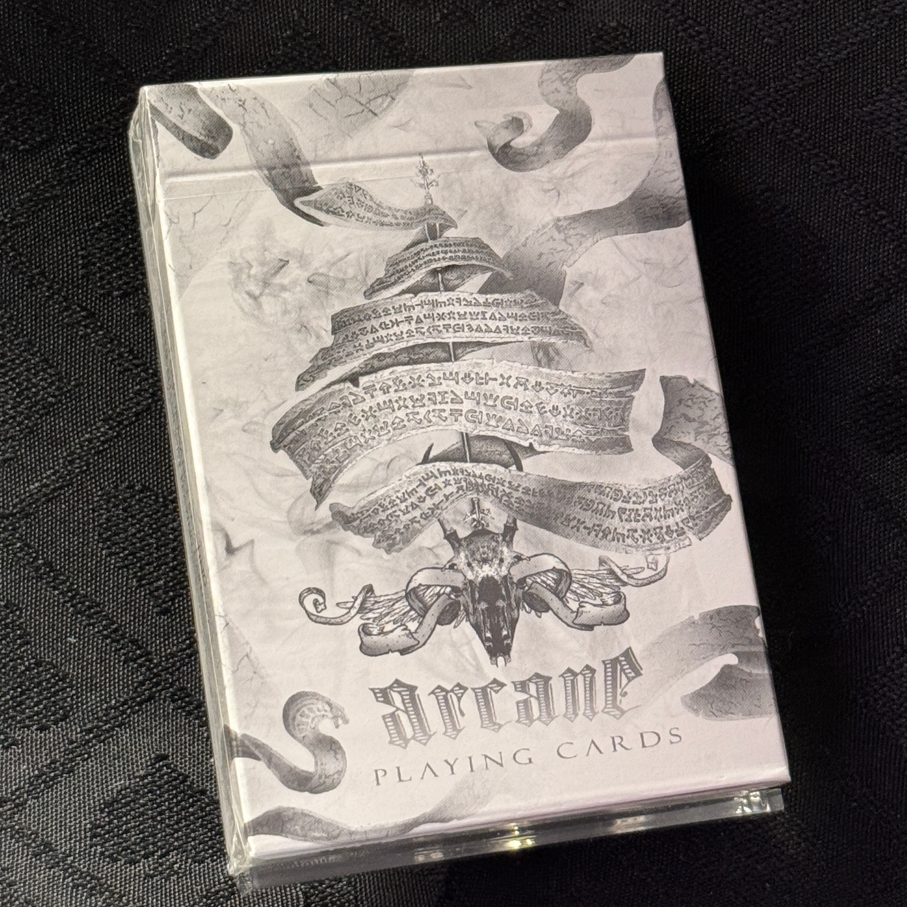 Arcane White Playing Cards