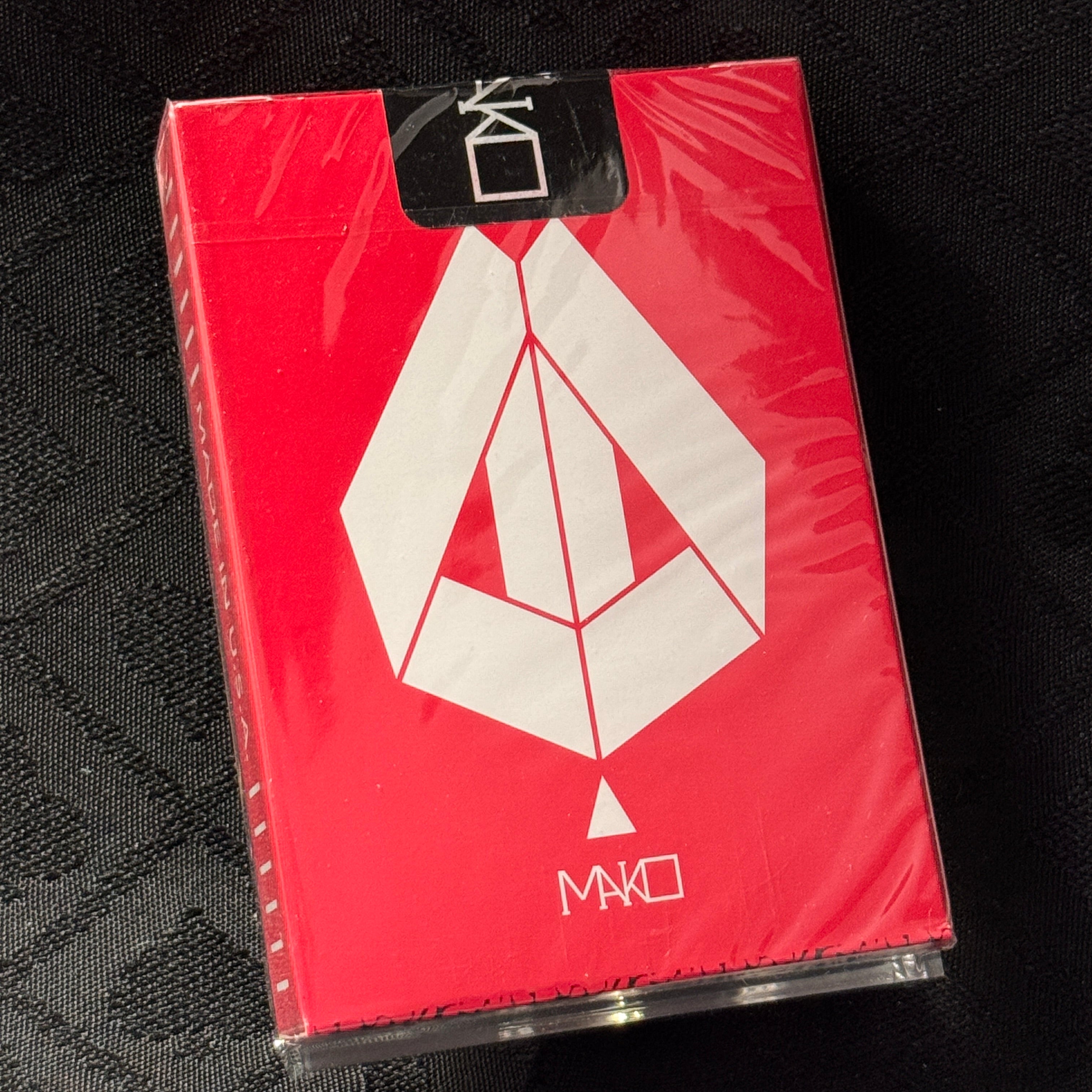 Mako Red Playing Cards