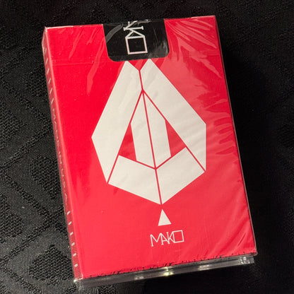 Mako Red Playing Cards