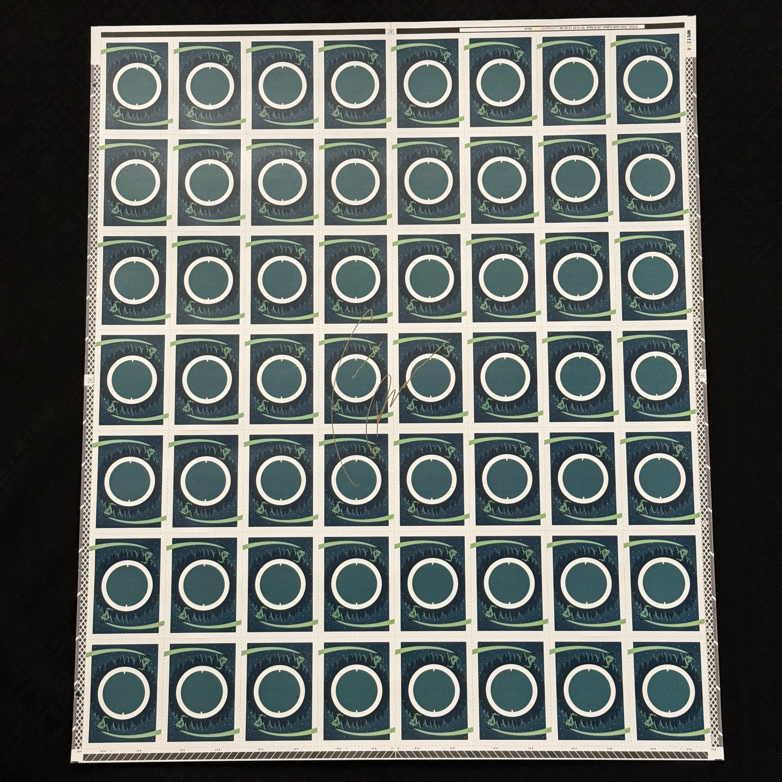 Orbit V6 Uncut Sheet (Signed) [AUCTION]