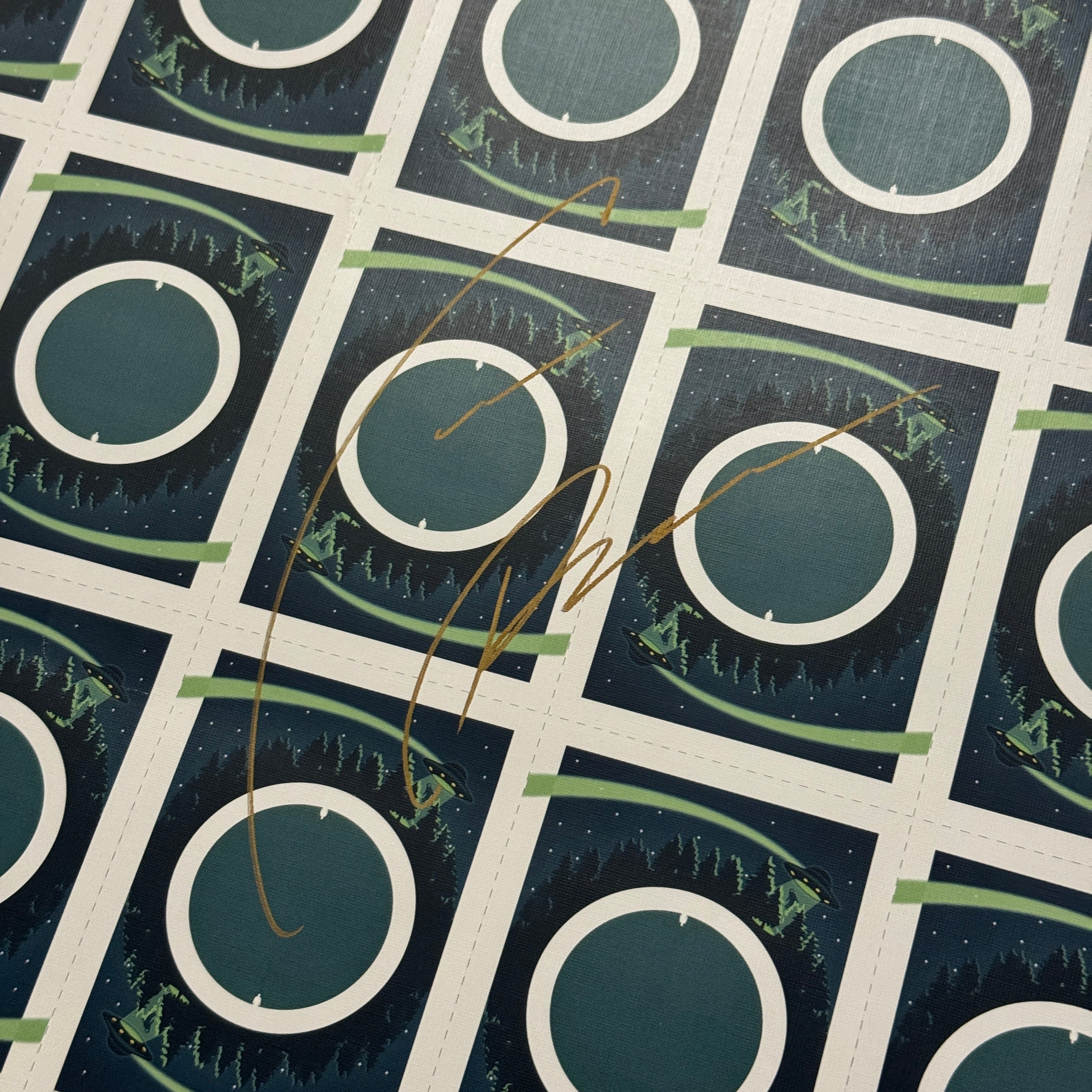 Orbit V6 Uncut Sheet (Signed) [AUCTION]