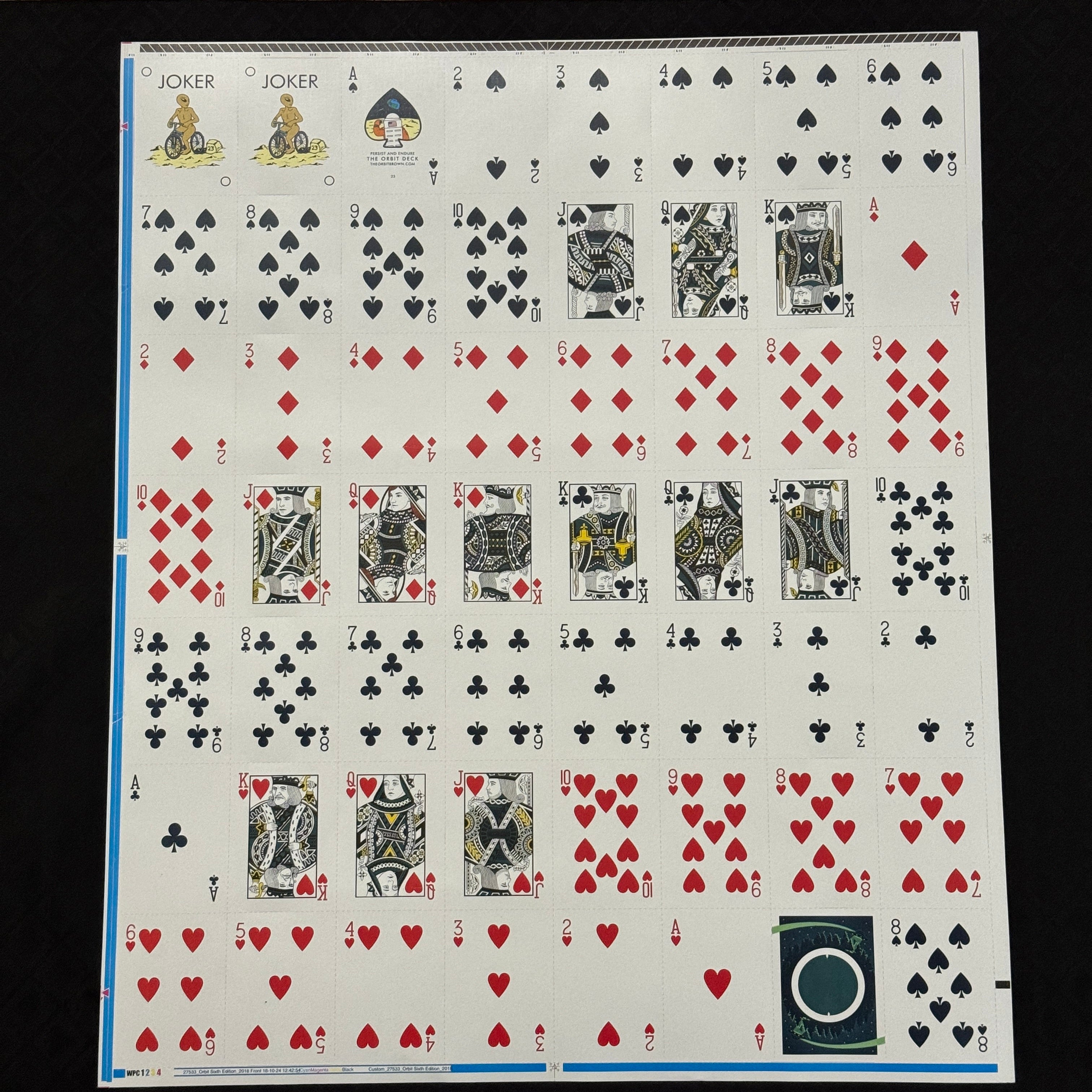 Orbit V6 Uncut Sheet (Signed) [AUCTION]