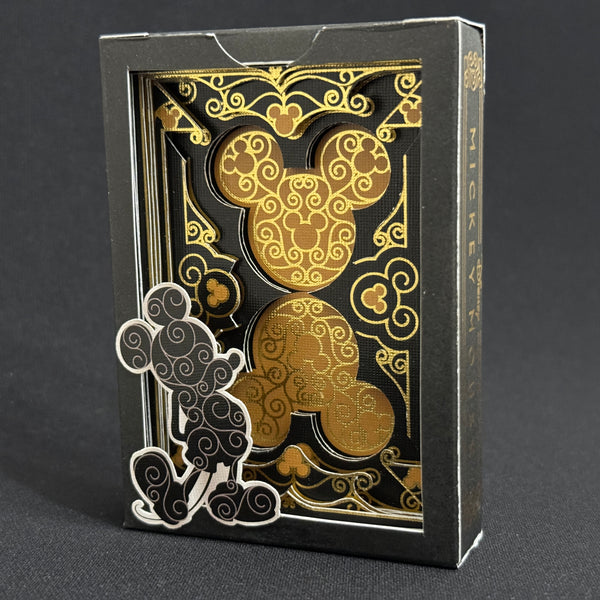 Bicycle Mickey Mouse (Black/Gold) Cut Deck