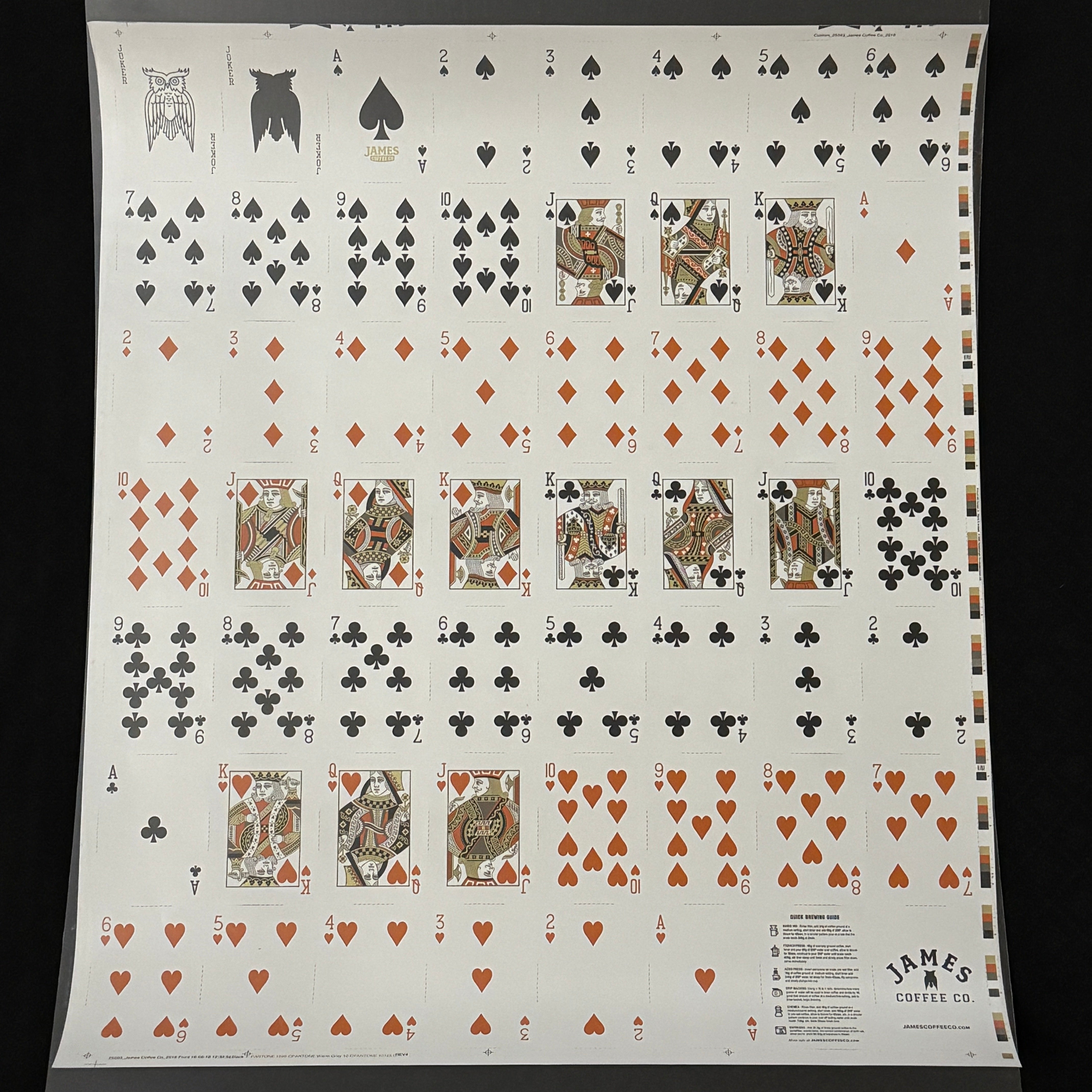 James Coffee V1 Uncut Sheet [AUCTION]