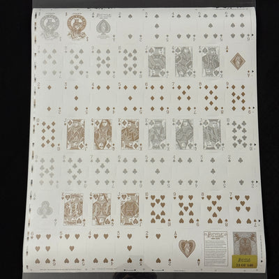 Bicycle 140th Anniversary Box Set Deck Uncut Sheet (#023/140) [AUCTION]