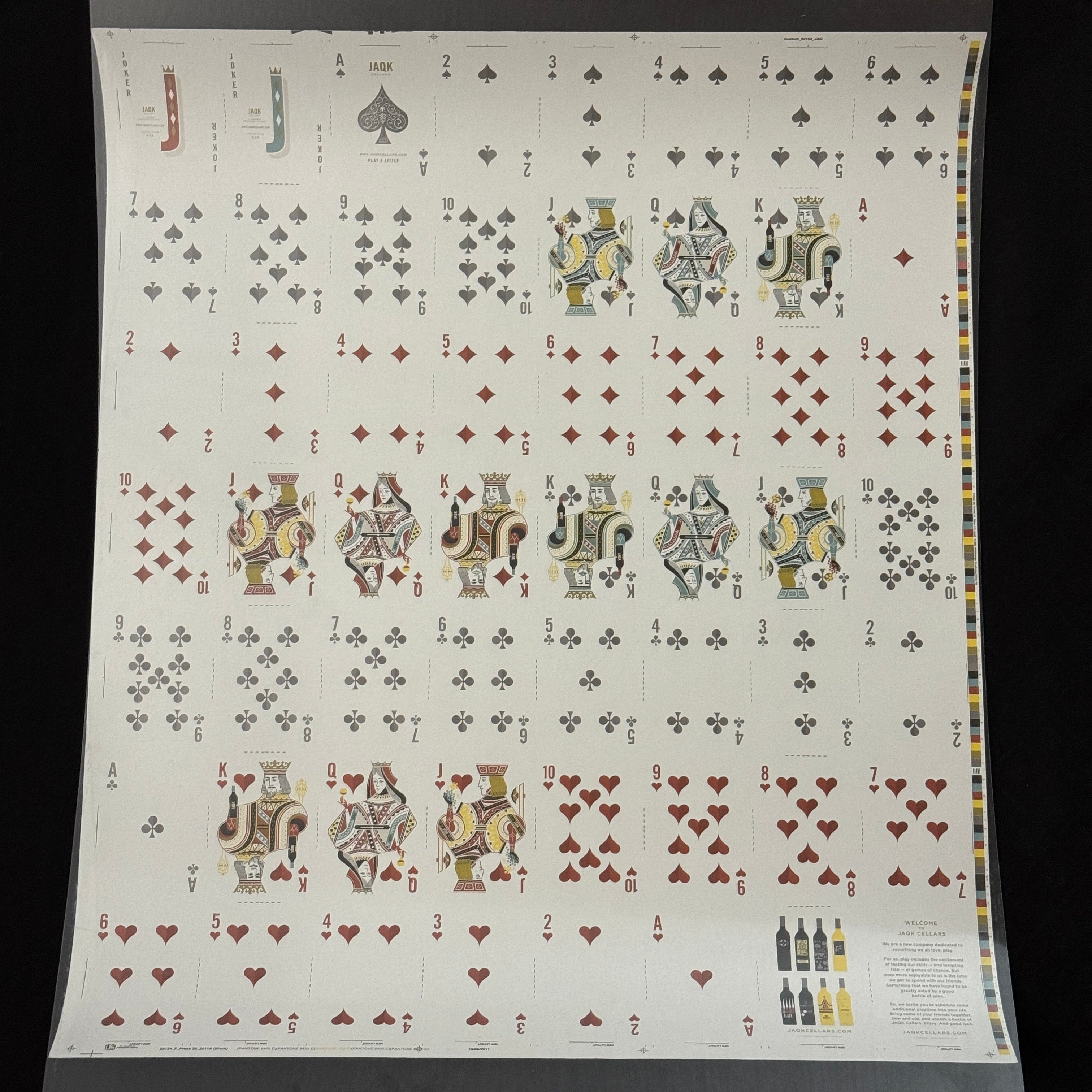 JAQK Light Blue Uncut Sheet [AUCTION]