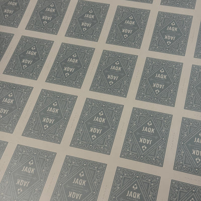 JAQK Light Blue Uncut Sheet [AUCTION]