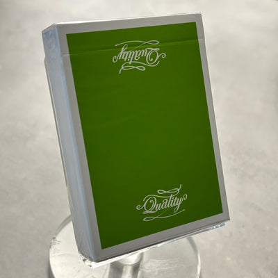 Quality Bee (Lime Green) Playing Cards