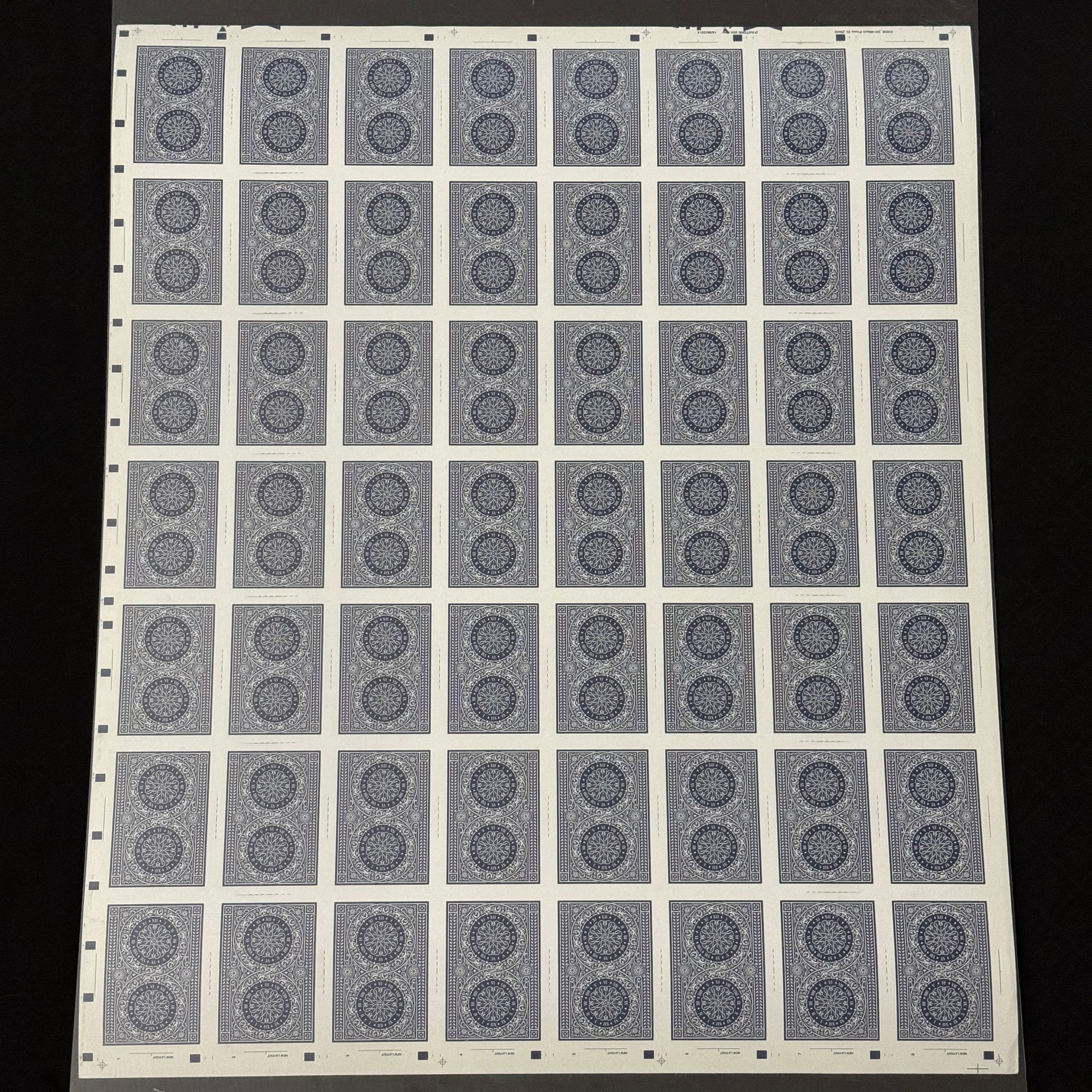 Tycoons (Blue) Uncut Sheet [AUCTION]