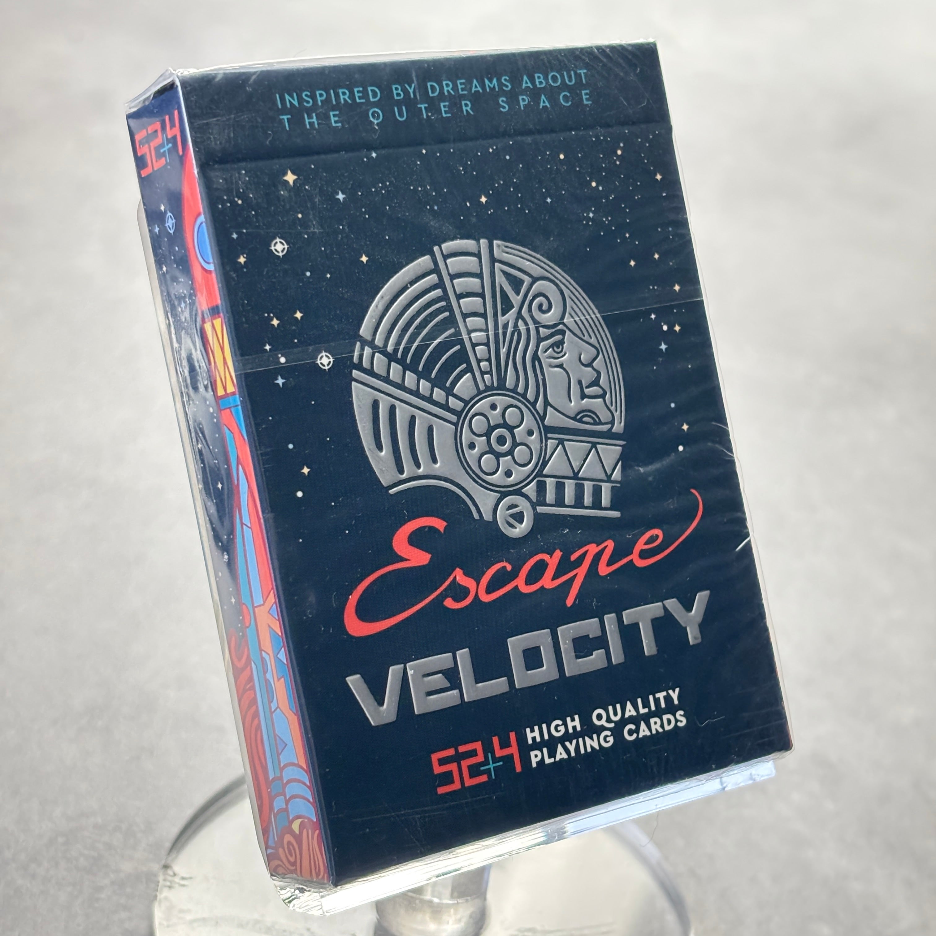 Escape Velocity Blue Playing Cards