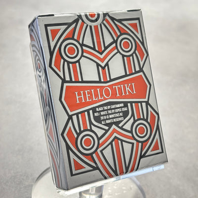 Hello Tiki V2 White Playing Cards