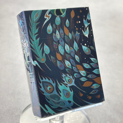 Caged Bird Emerald Playing Cards