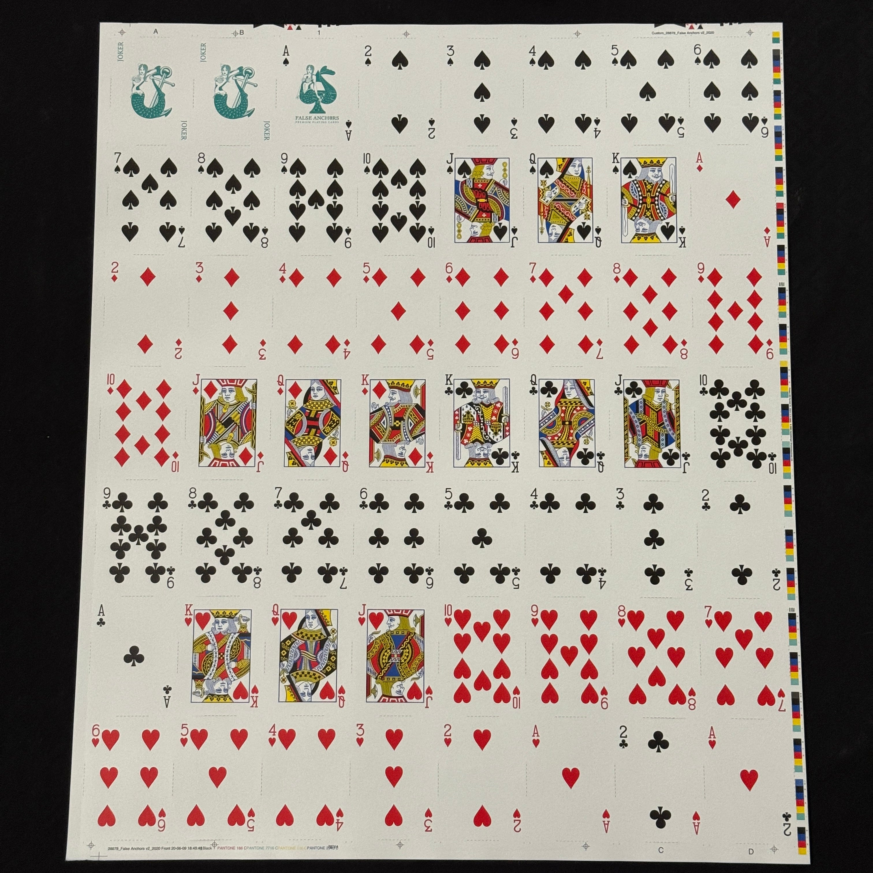 False Anchors V2 Uncut Sheet