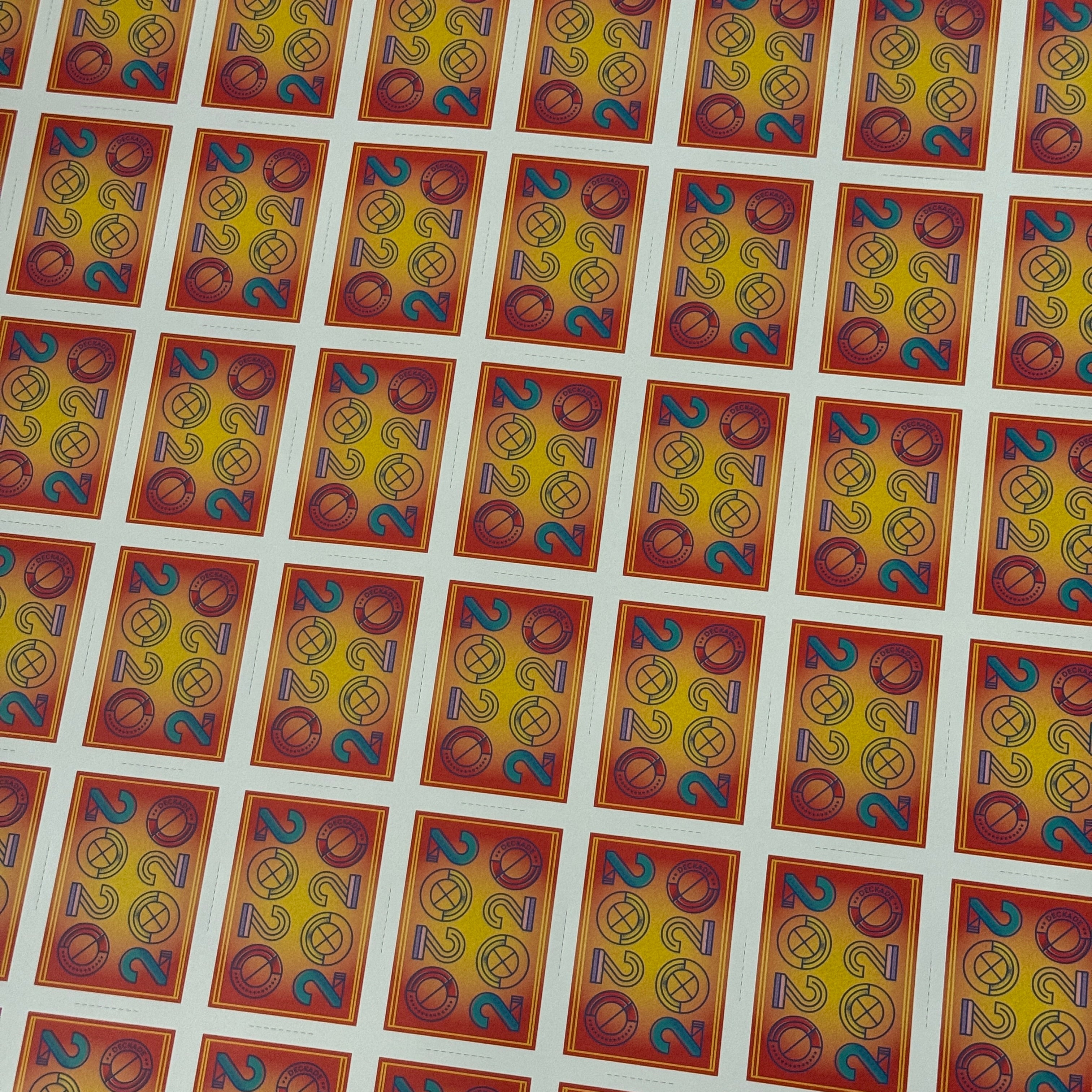 Deckade Uncut Sheet