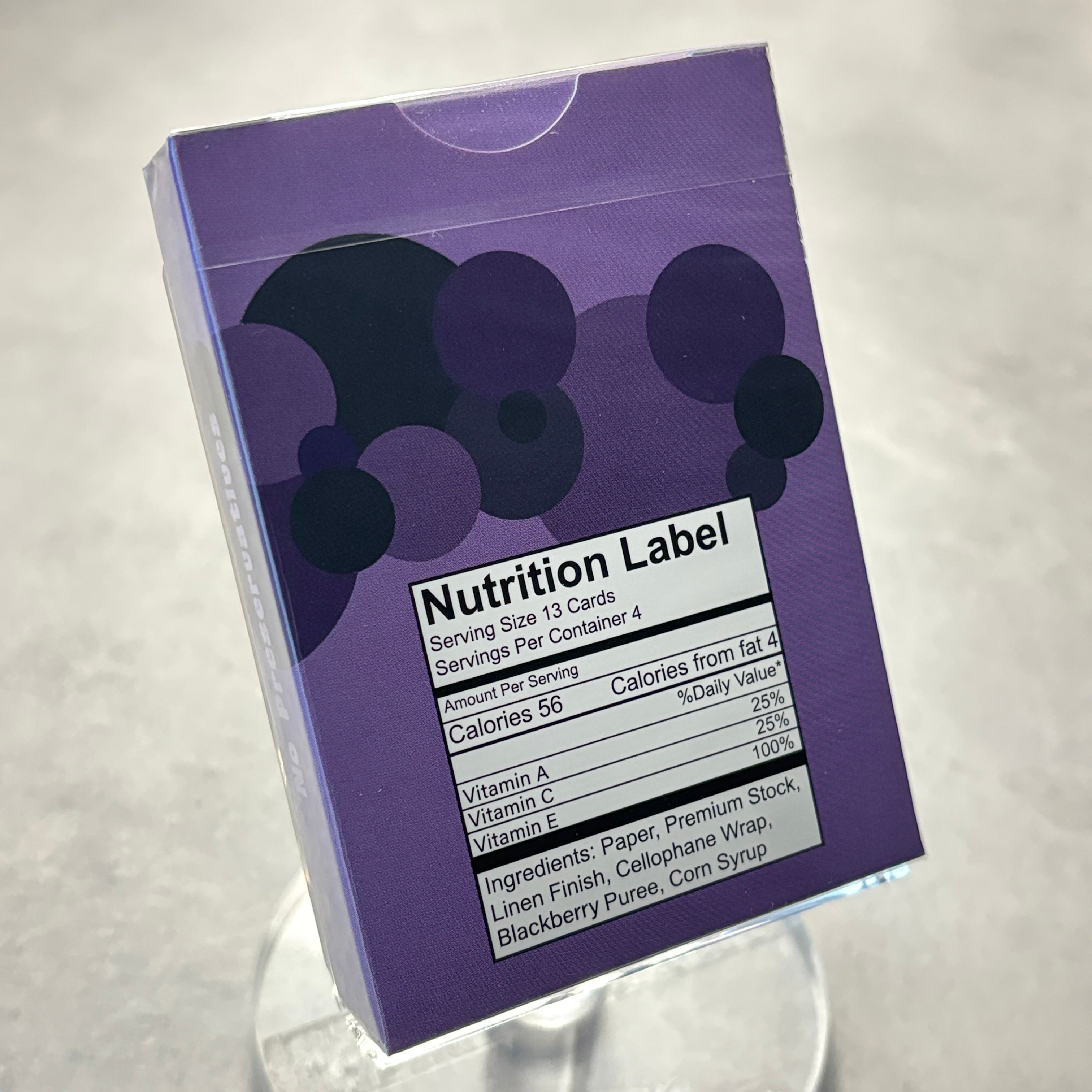 Snackers (Blackberry) Playing Cards [NO BAG]