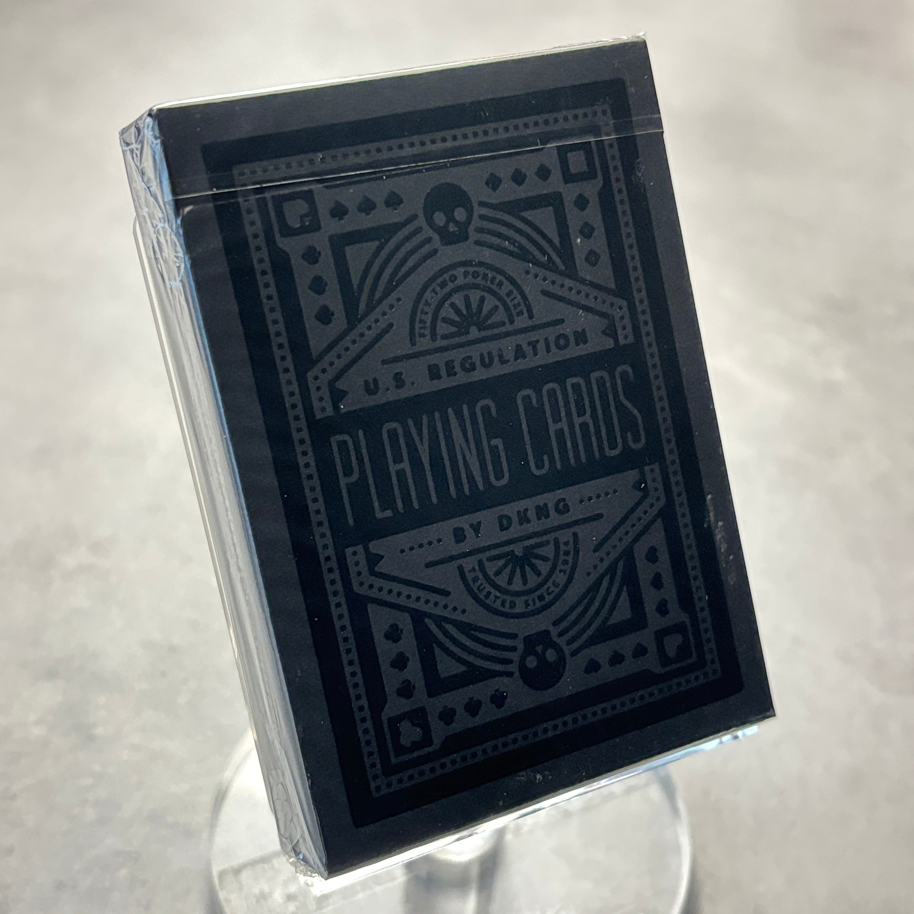 DKNG Black Wheel Playing Cards