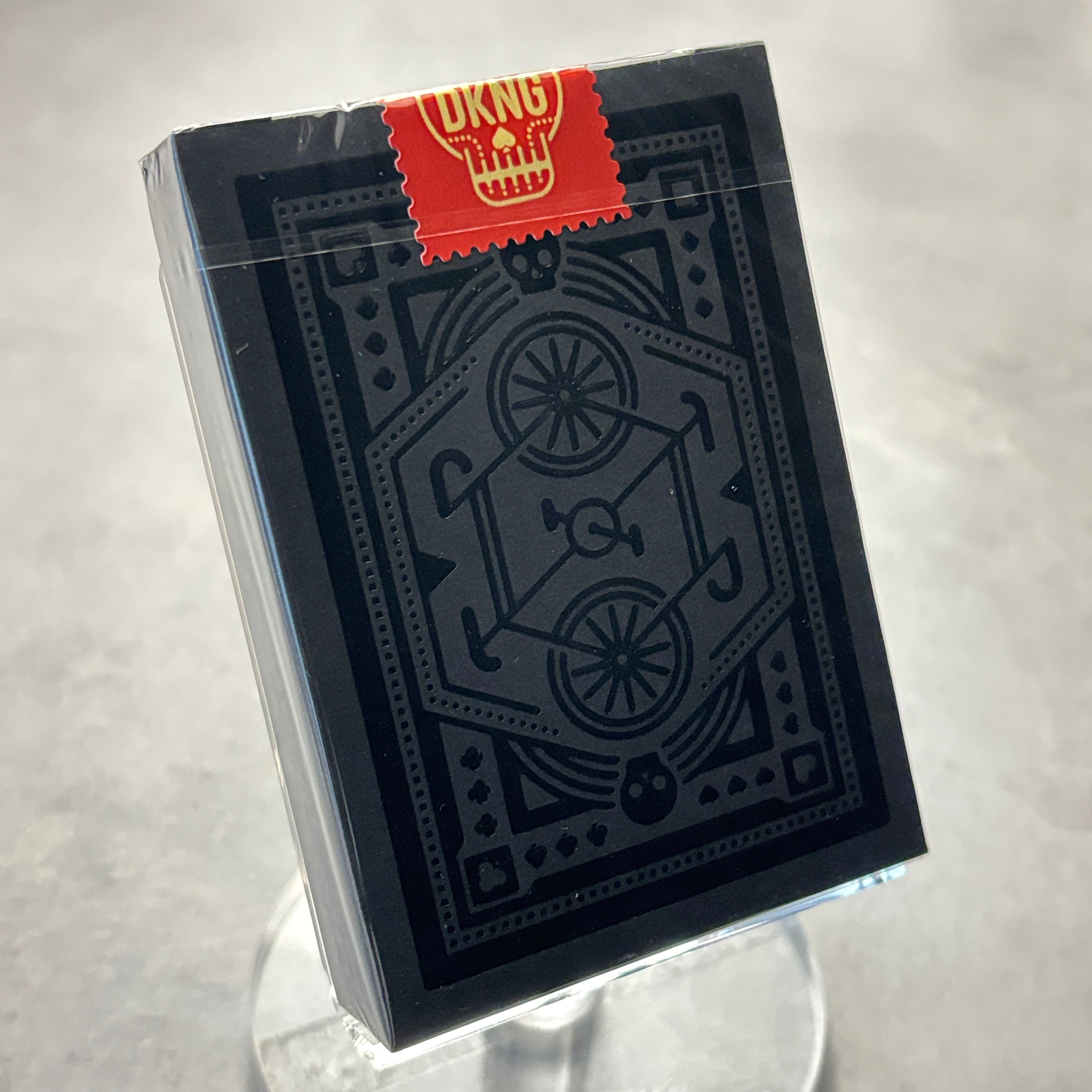 DKNG Black Wheel Playing Cards