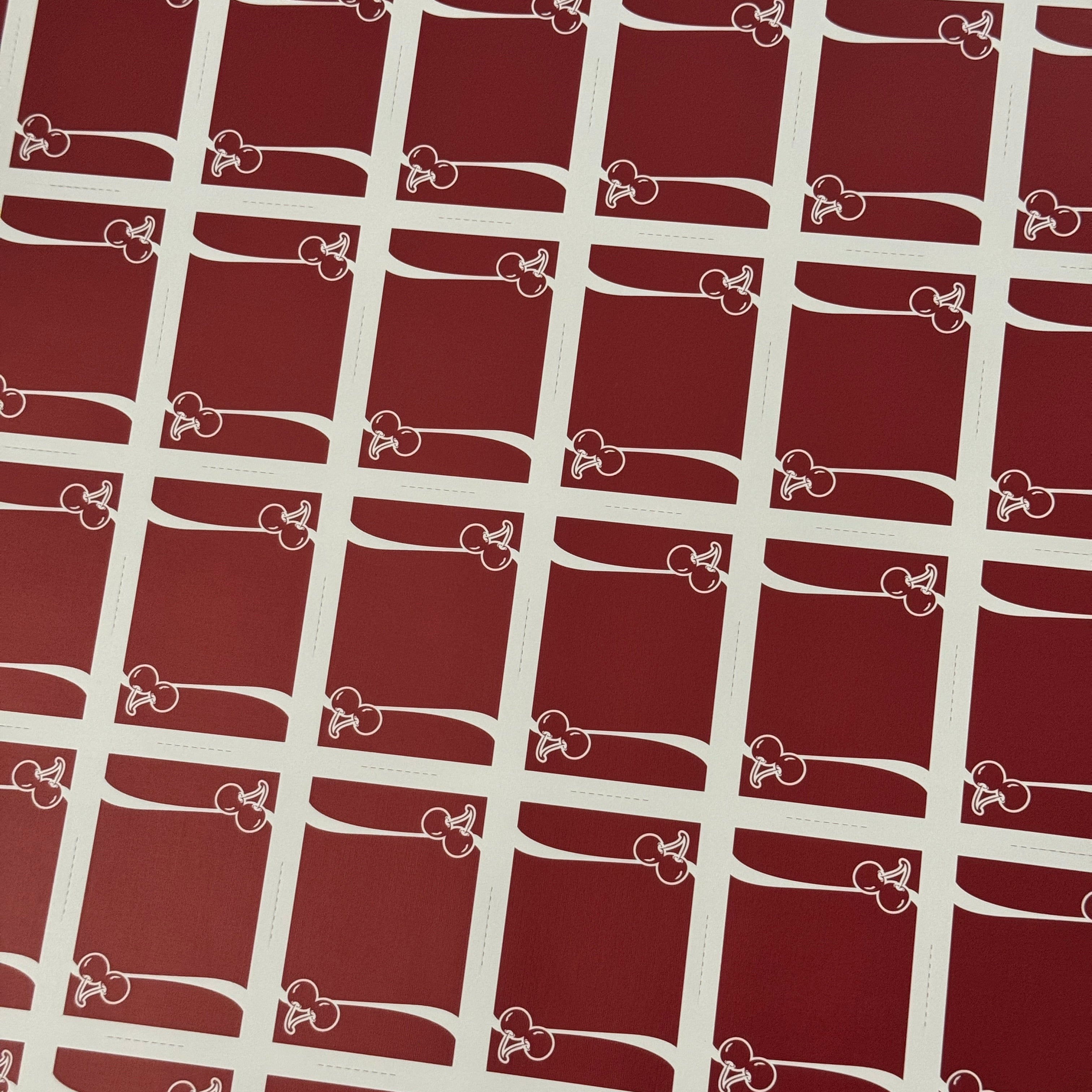 Cherry Casino (Reno Red) Uncut Sheet