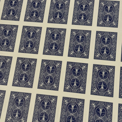 Bicycle Pro-Isolated (Blue) Uncut Sheet