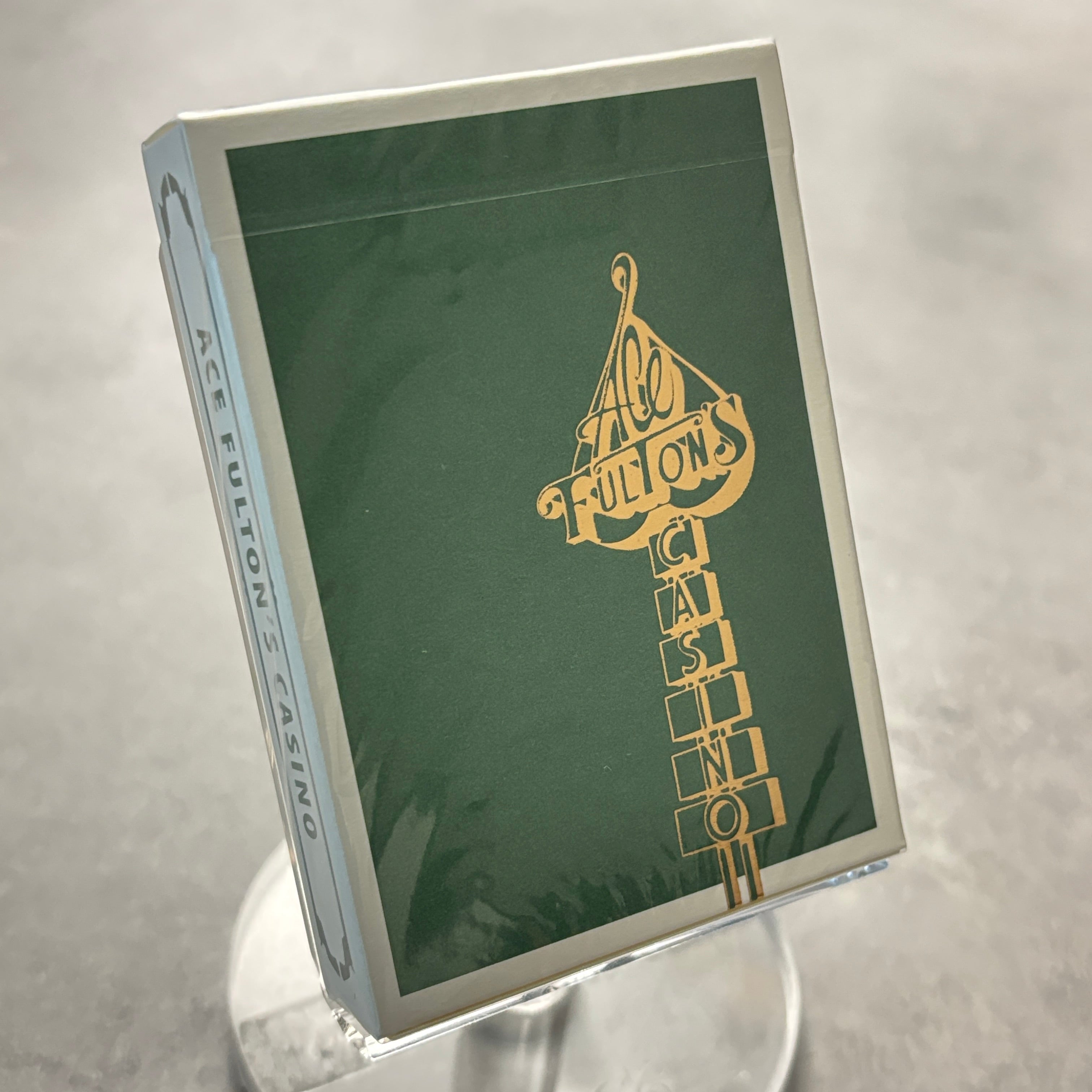 Ace Fulton's Casino (Emerald Green) Playing Cards