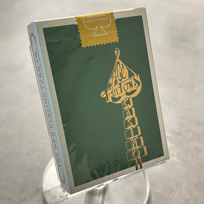 Ace Fulton's Casino (Emerald Green) Playing Cards