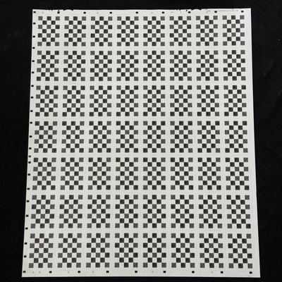 Chess Club Uncut Sheet