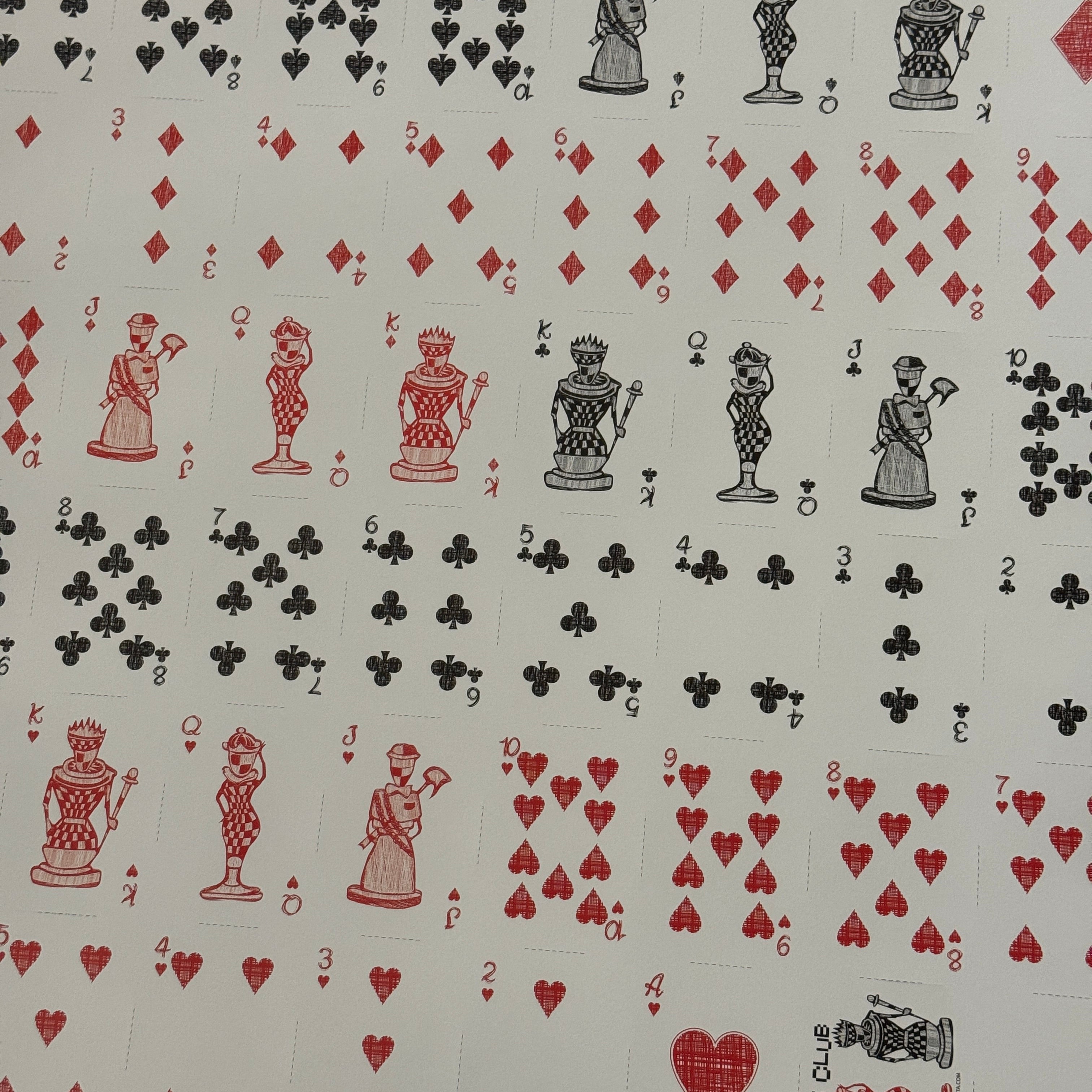 Chess Club Uncut Sheet