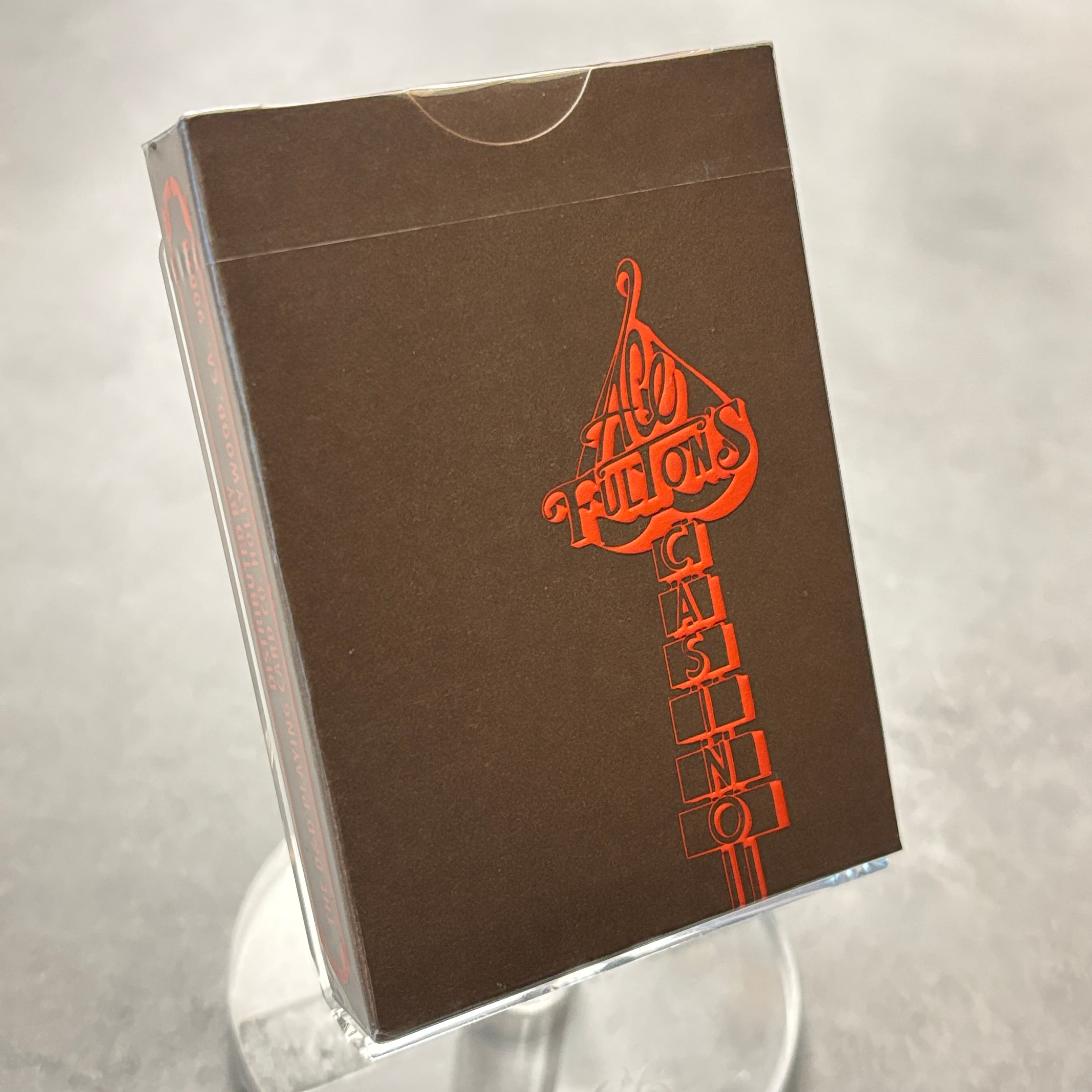 Ace Fulton's Casino (Tobacco Brown) Playing Cards