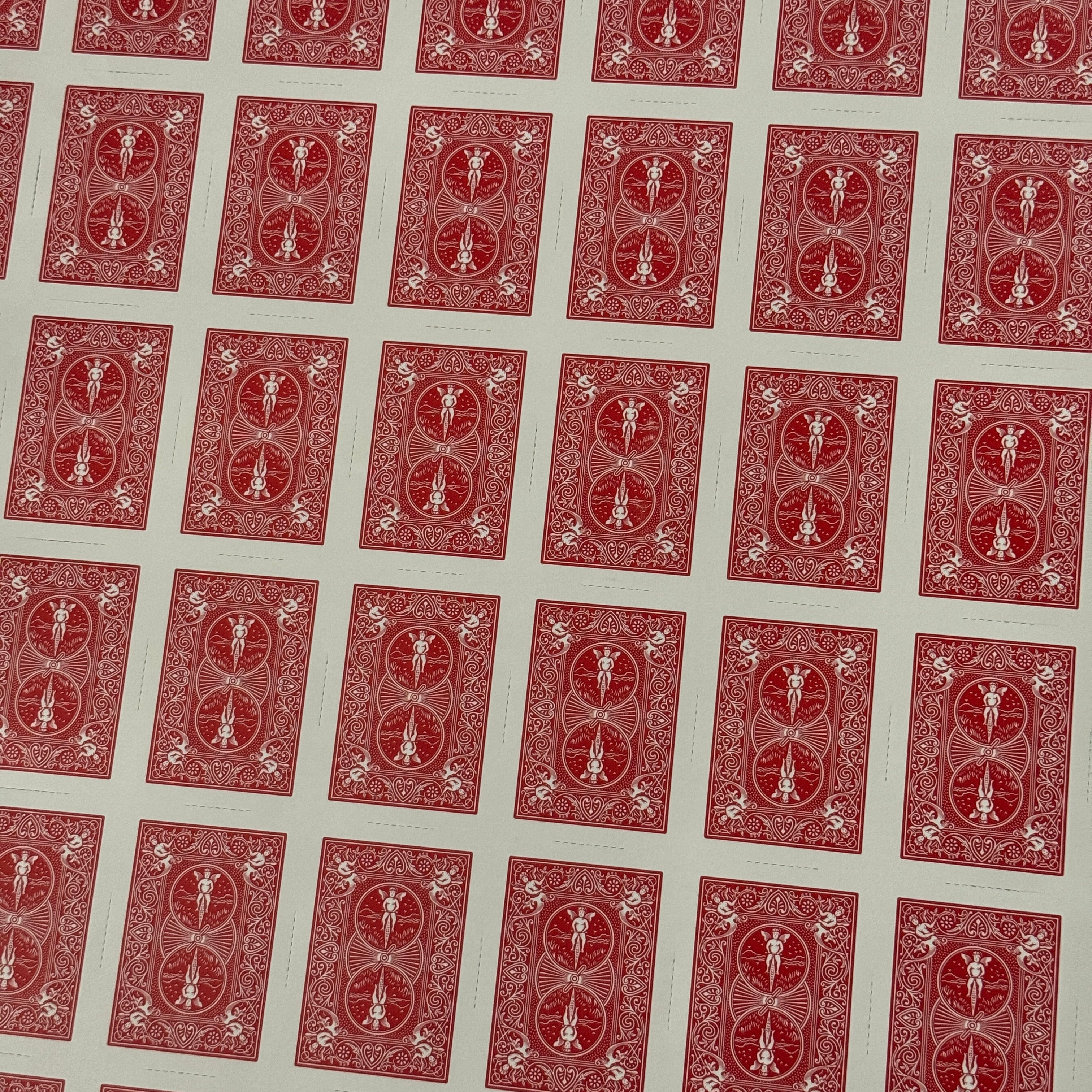 Bicycle Pro-Isolated (Red) Uncut Sheet