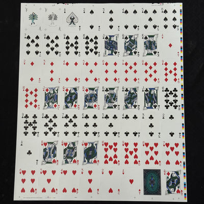 Peacocks Uncut Sheet