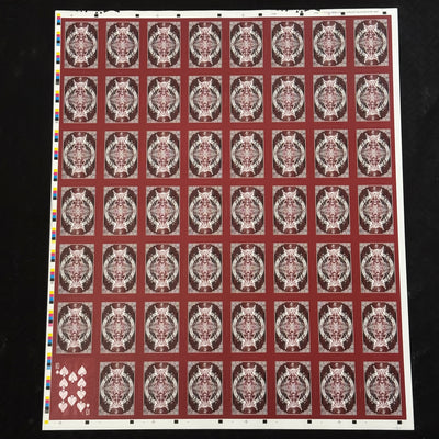 Bicycle Samurai V3 Uncut Sheet