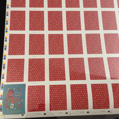 If An Octopus Could Palm Uncut Sheet [AUCTION]