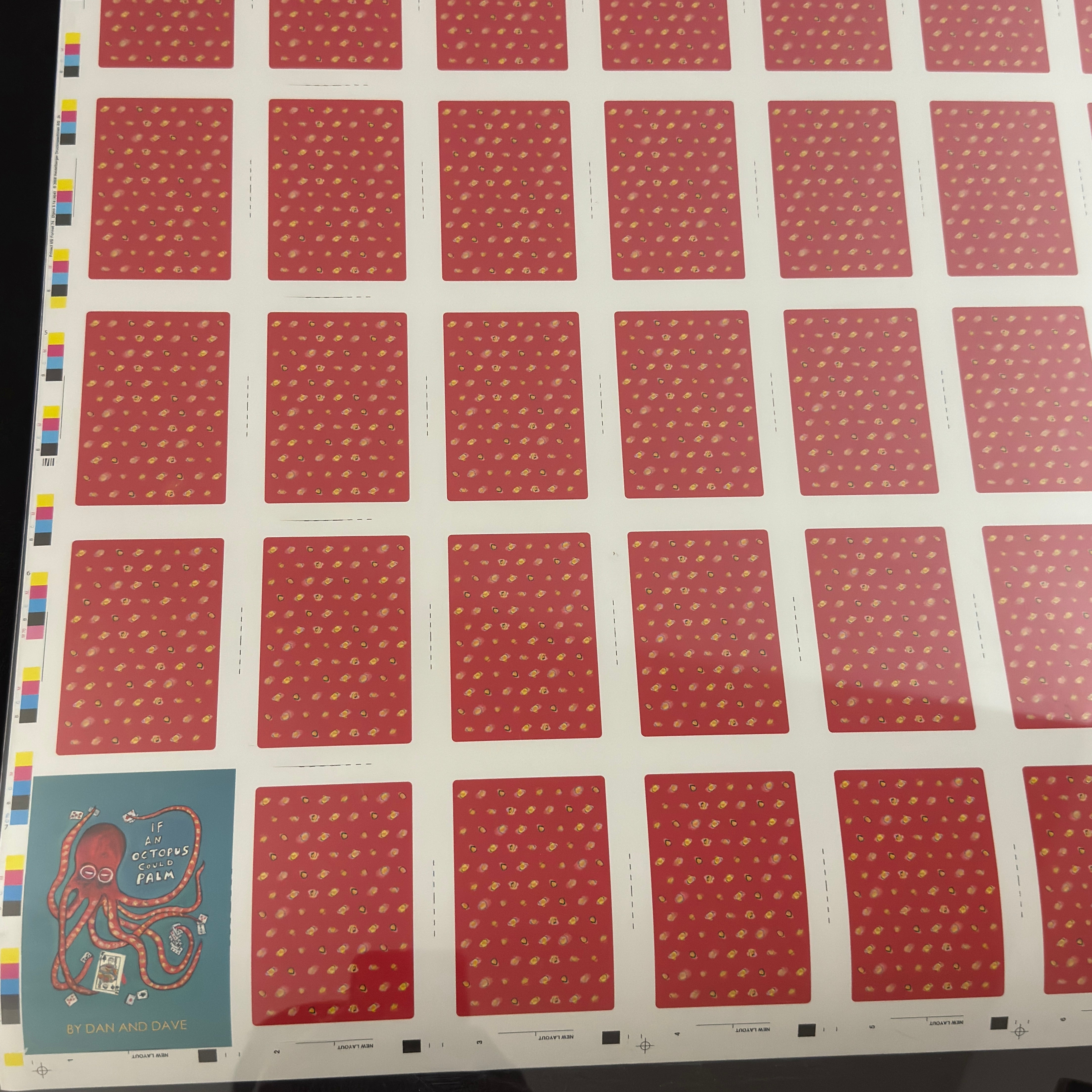 If An Octopus Could Palm Uncut Sheet [AUCTION]