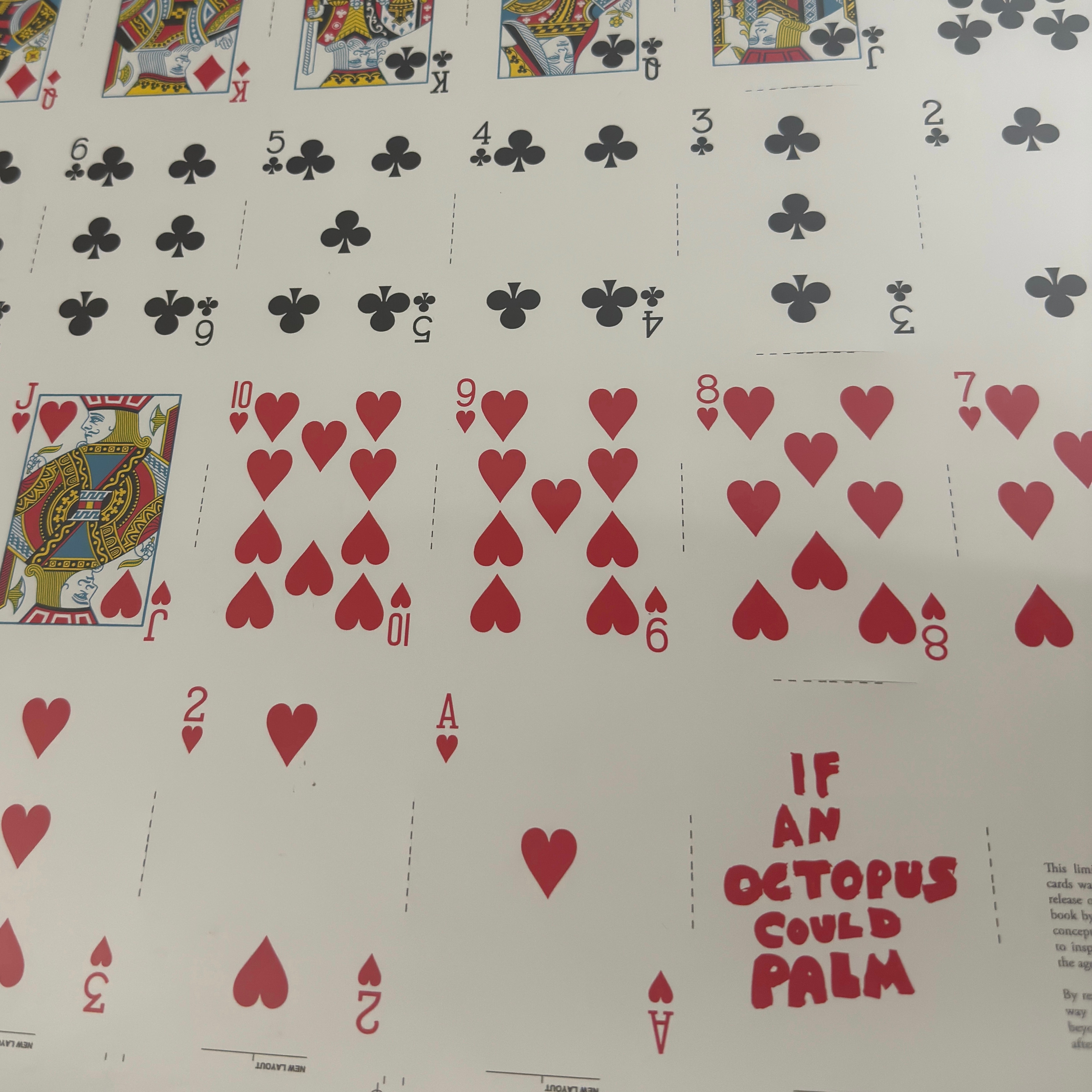 If An Octopus Could Palm Uncut Sheet [AUCTION]