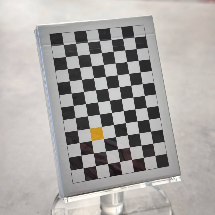 Checkerboard (Yellow) Playing Cards
