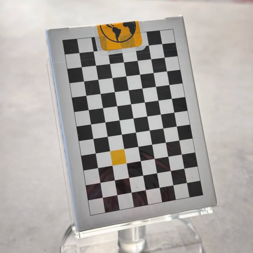Checkerboard (Yellow) Playing Cards