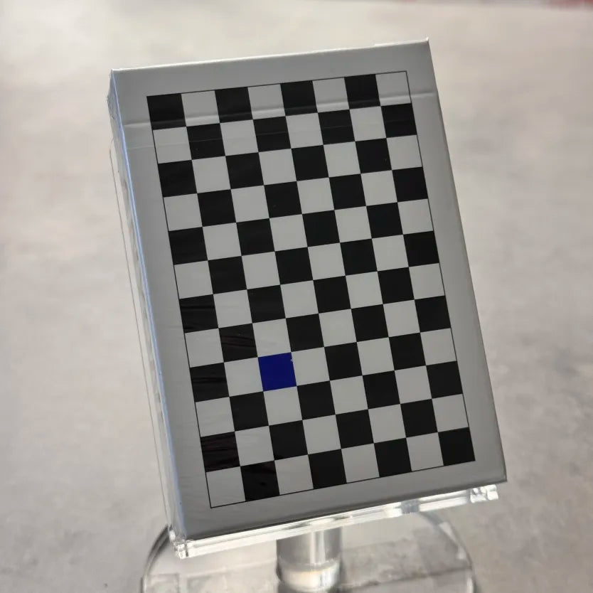 Off Check (Blue) Playing Cards