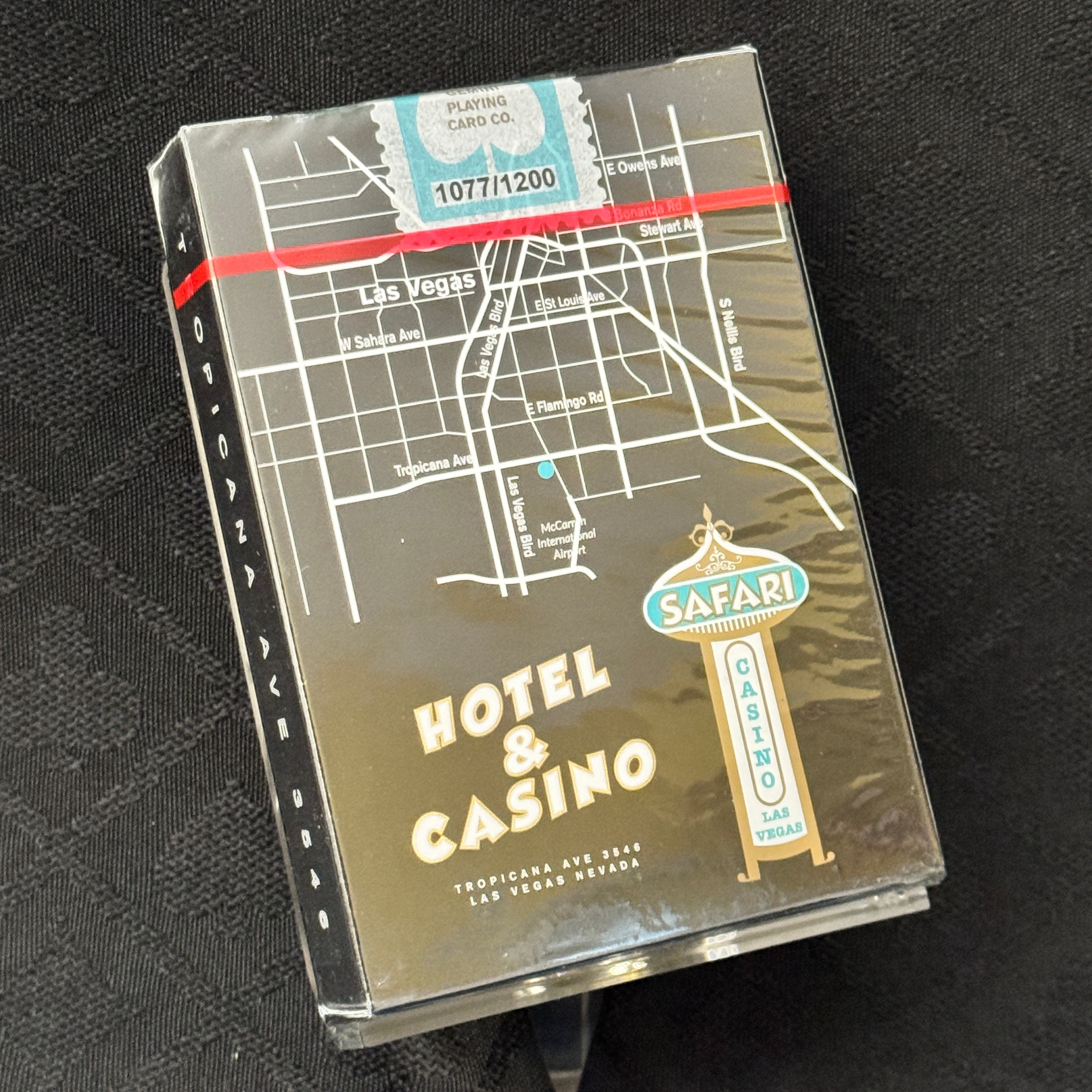 Safari Casino (Black #1077/1200) Playing Cards
