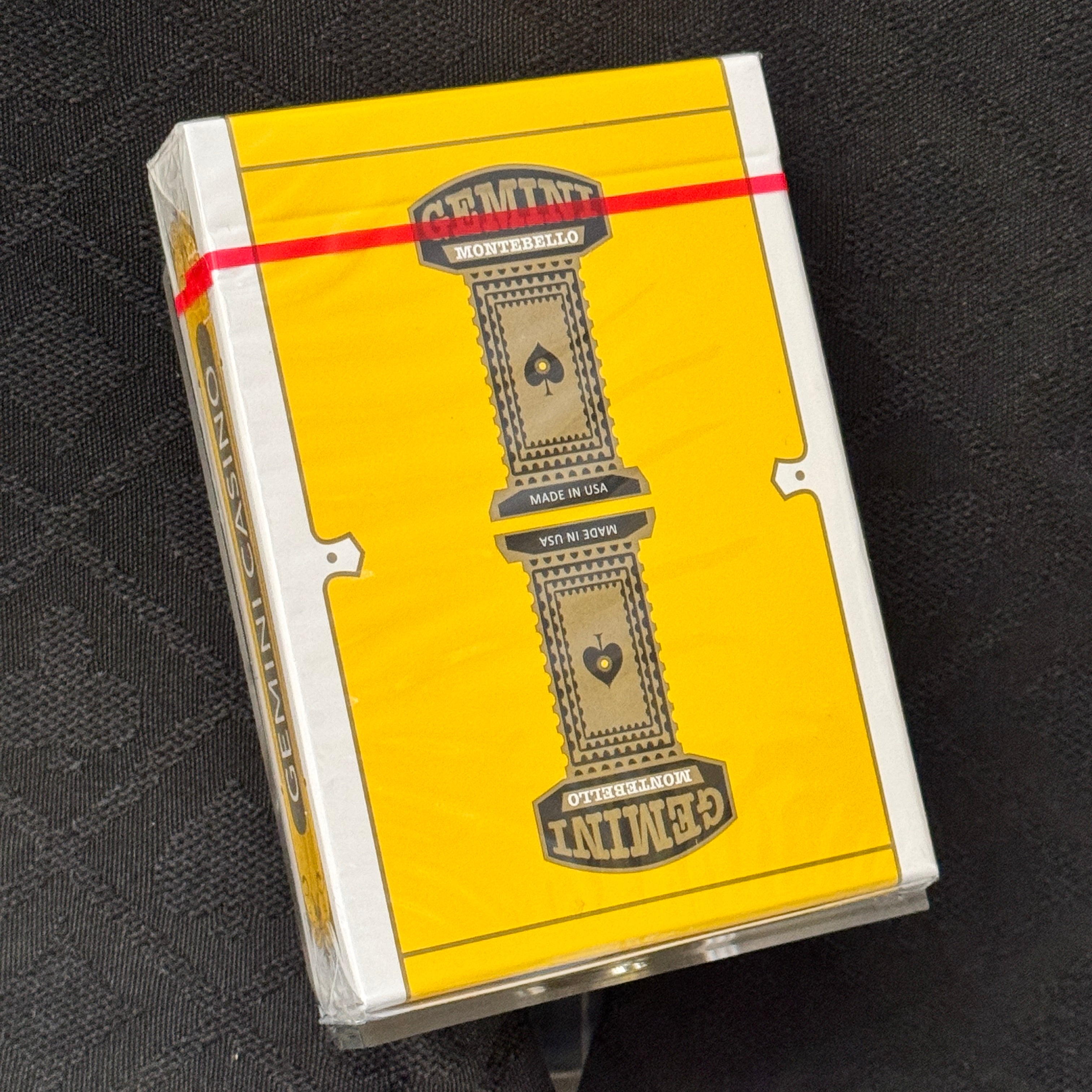 Gemini Casino (Yellow) Playing Cards