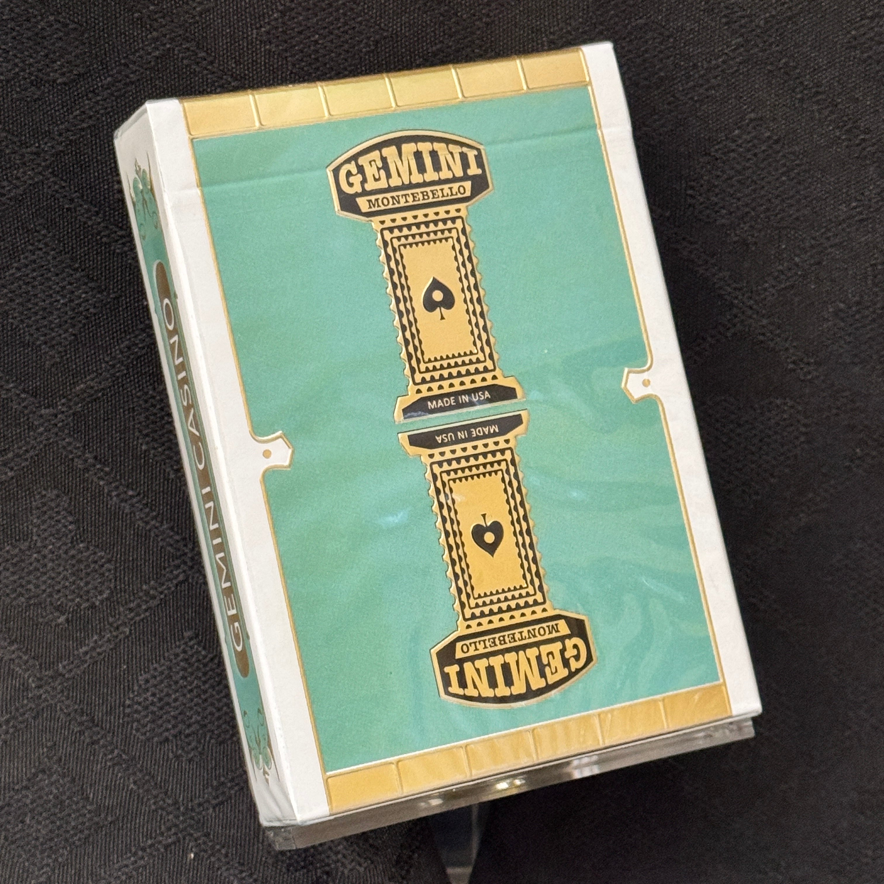 Gemini Casino (Turquoise Deluxe) Playing Cards