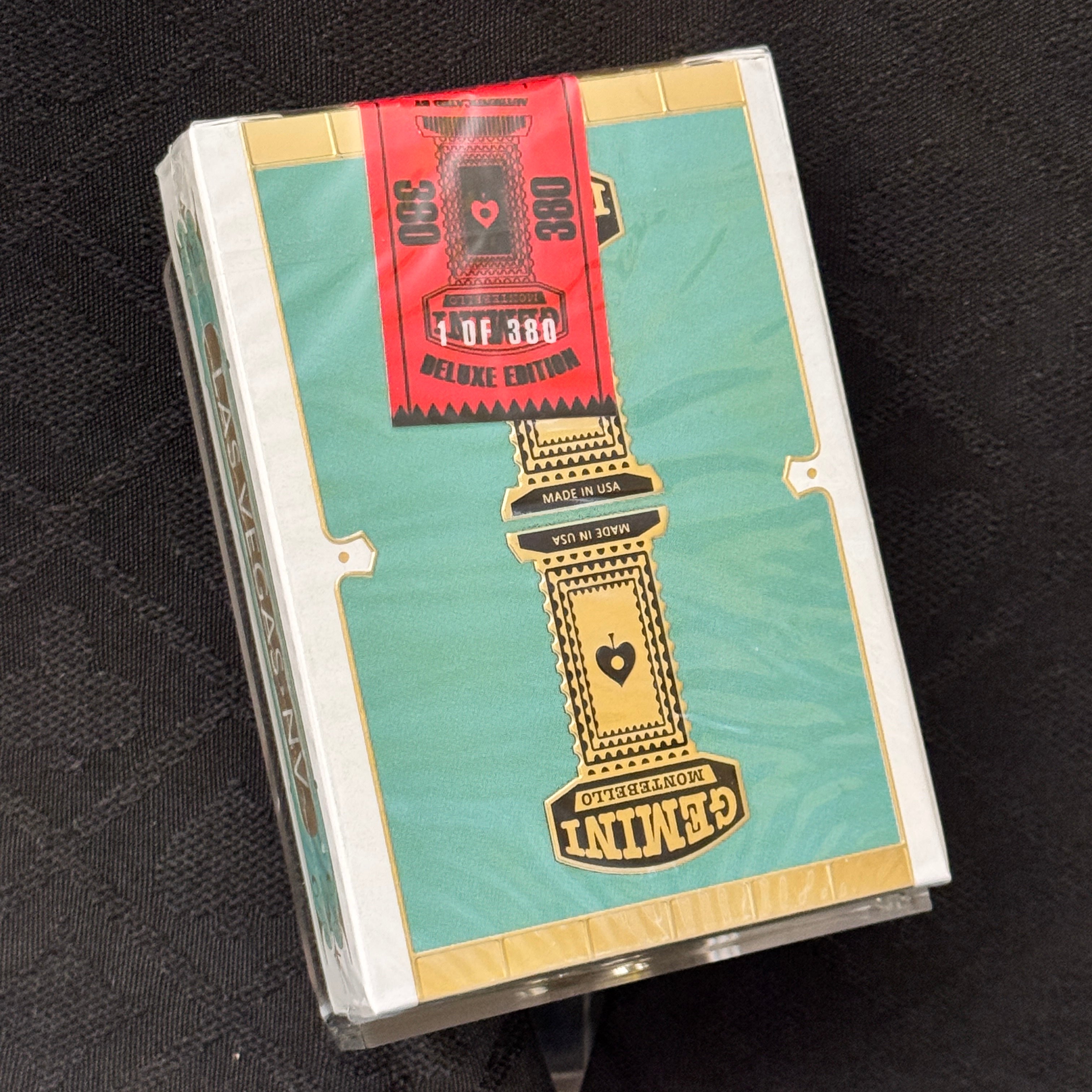 Gemini Casino (Turquoise Deluxe) Playing Cards