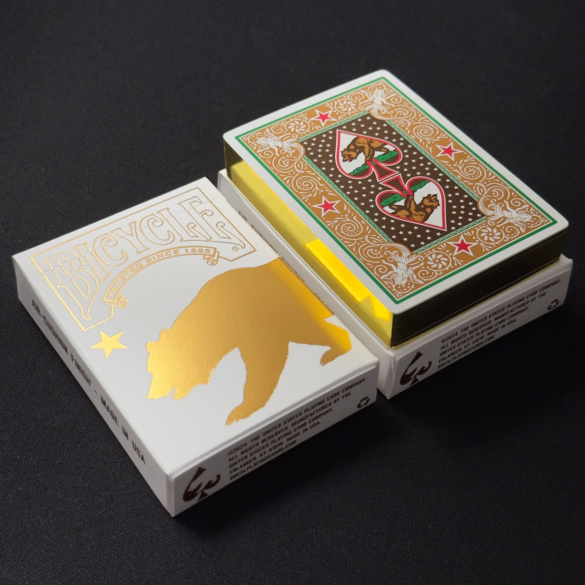 Bicycle California Golden State Edition (Gold Gilded) Playing Cards [LIMIT 3]