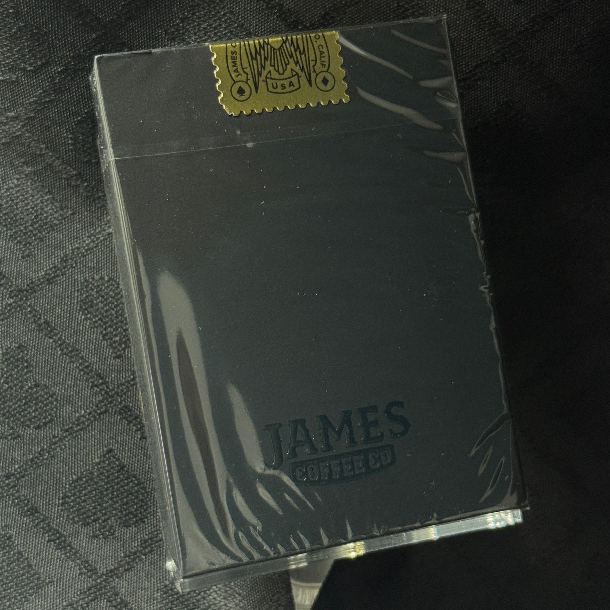 James Coffee Black Playing Cards