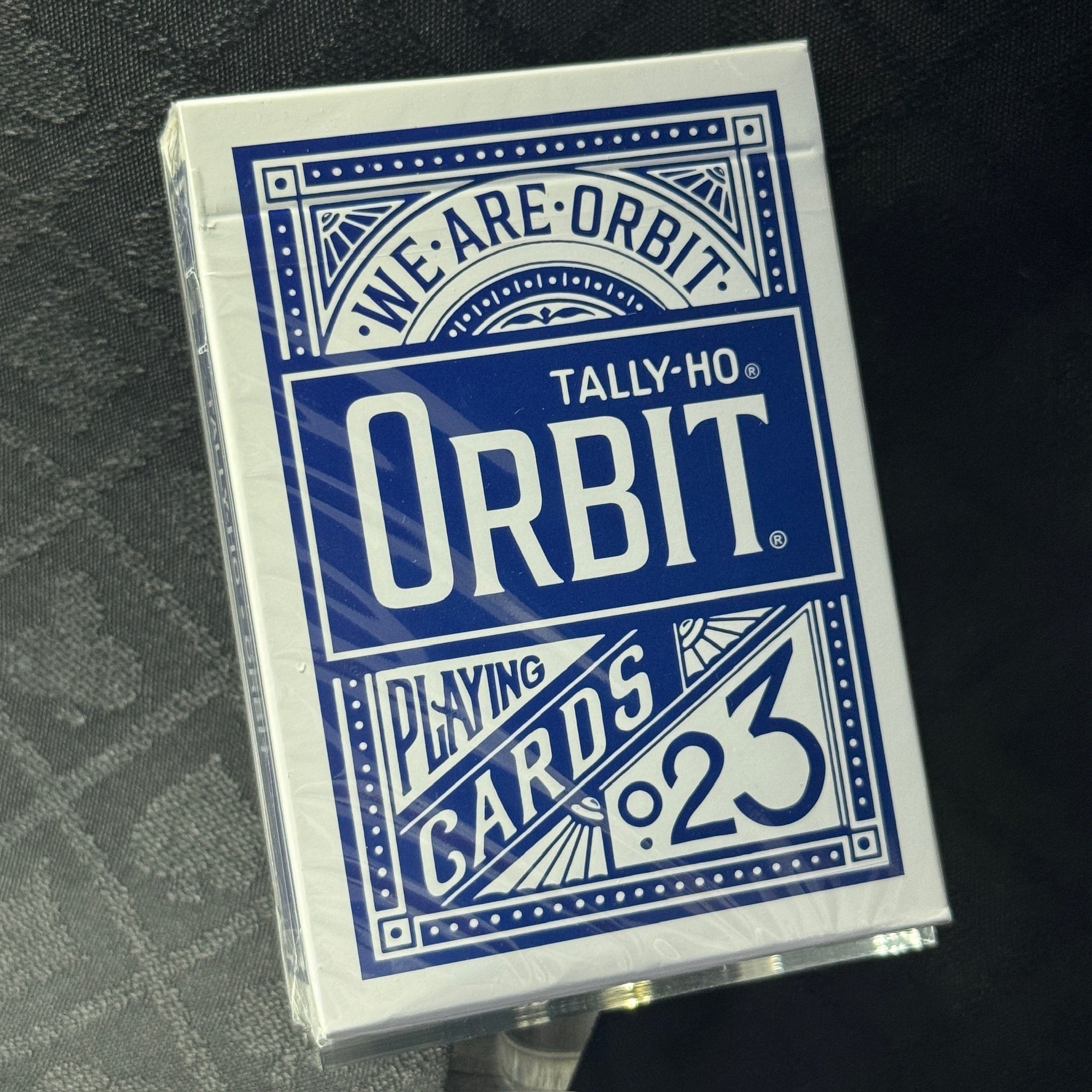 Tally-Ho X Orbit Blue Playing Cards