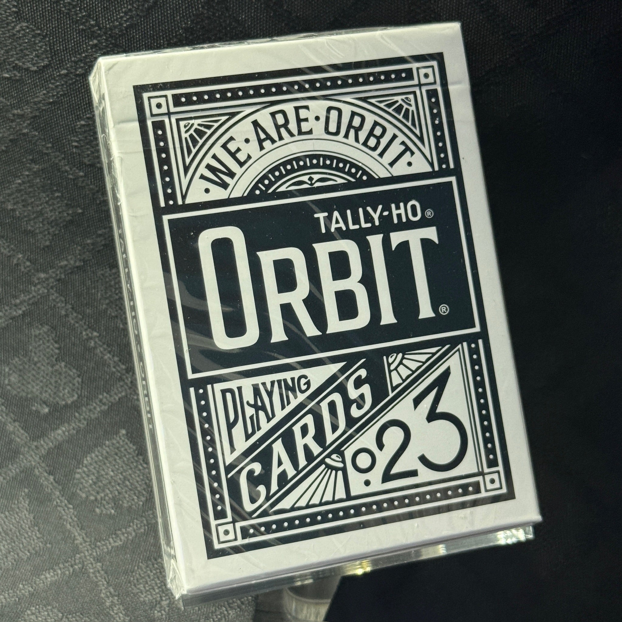 Tally-Ho X Orbit Black (Cardtopia) Playing Cards