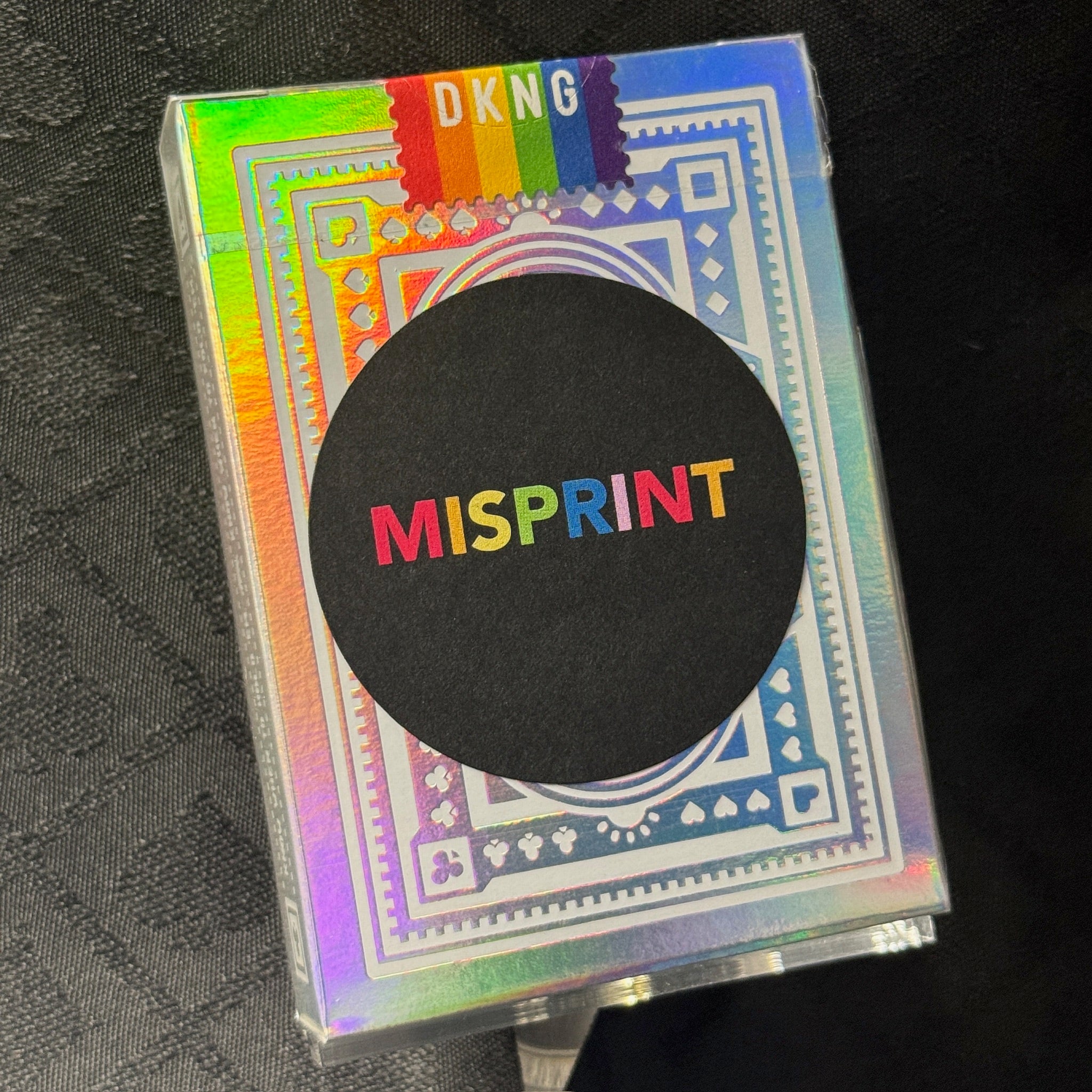 Rainbow Wheels (Misprint Gilded) Playing Cards