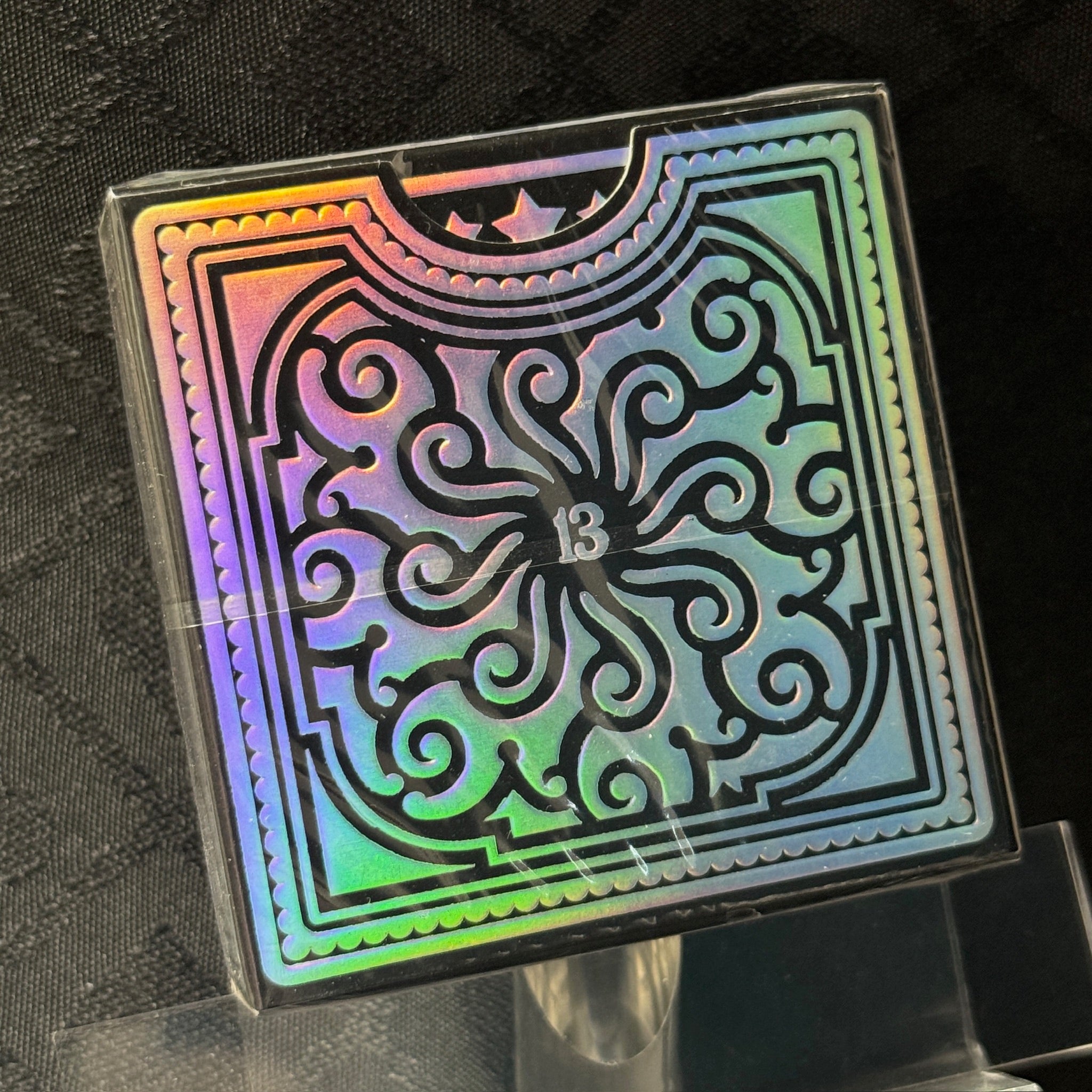 Black Alphabet Block Playing Cards