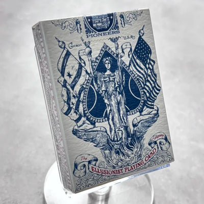Pioneers Blue Playing Cards