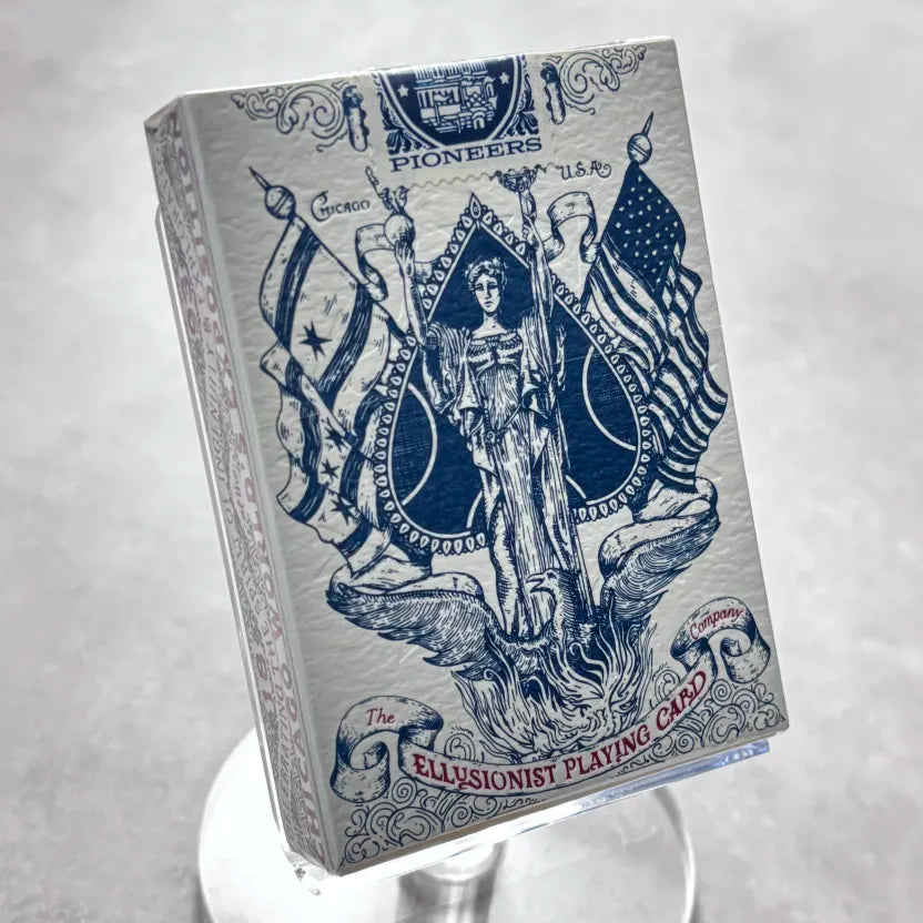 Pioneers Blue Playing Cards