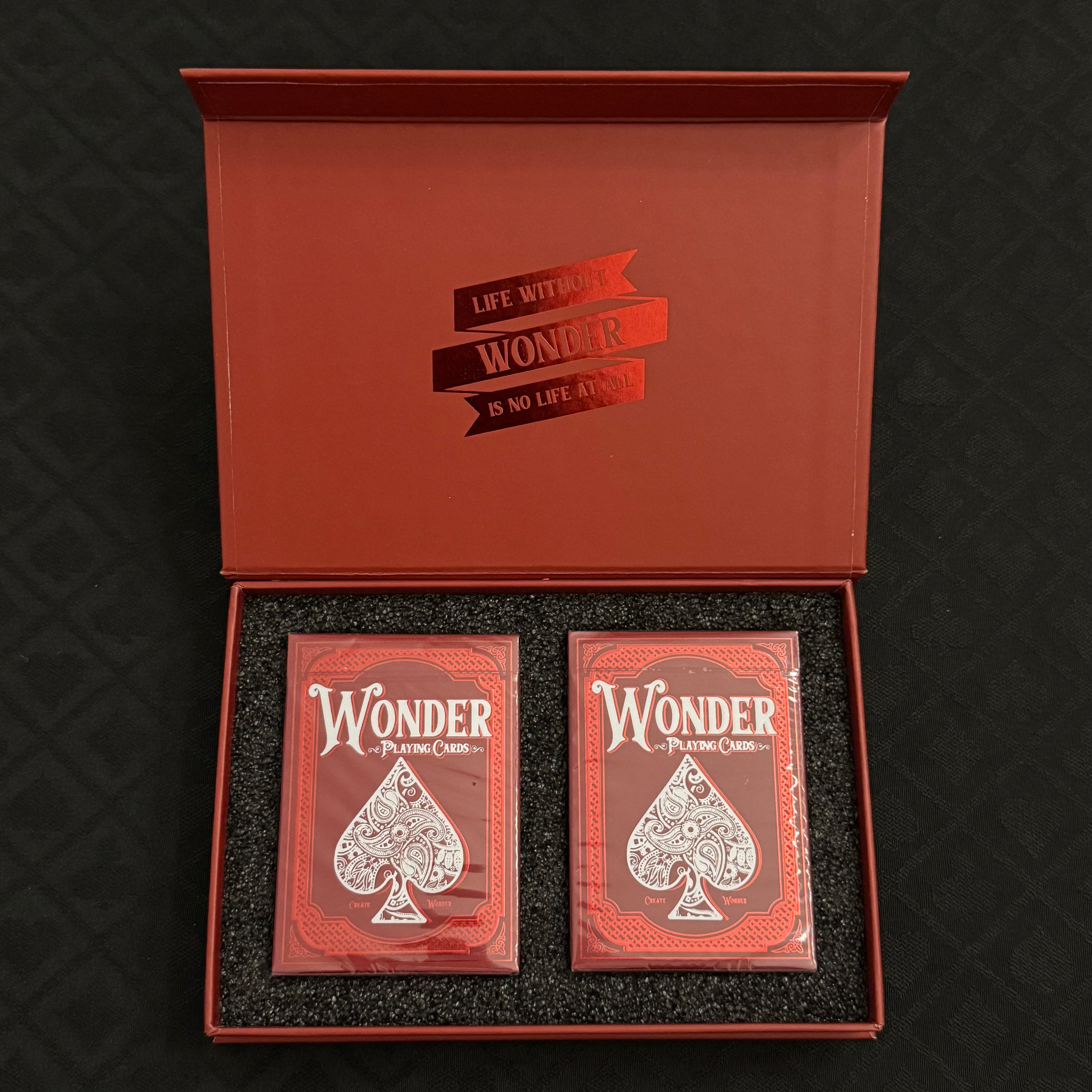 Wonder Playing Cards (Scarlet Collector Set) [AUCTION]